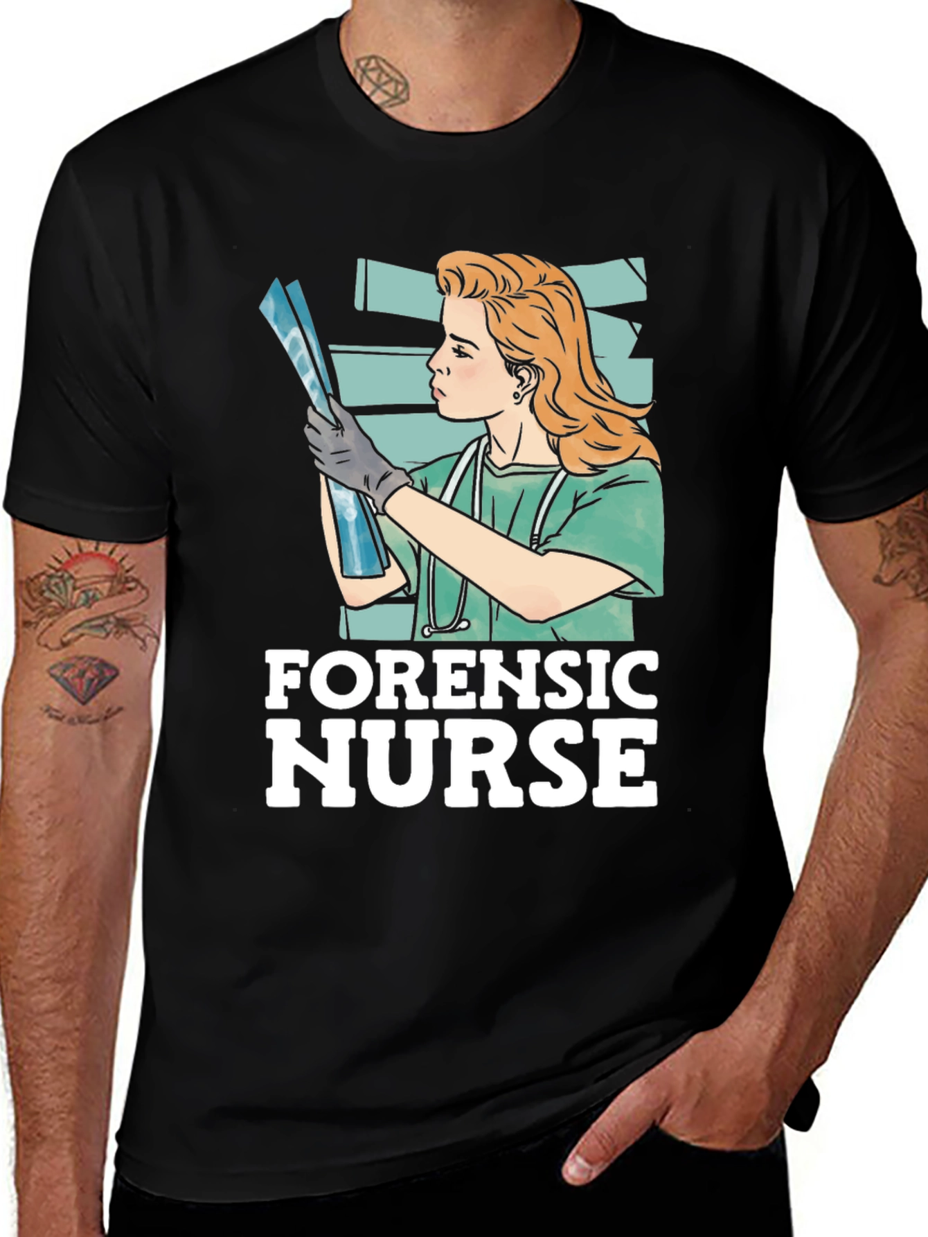 Forensic Nurse Graphic T-Shirt