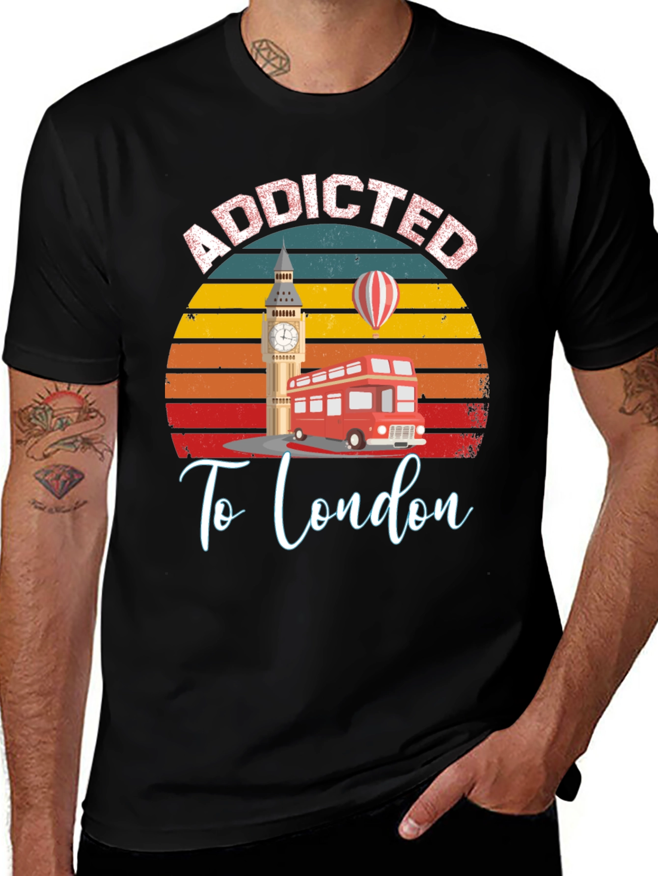 Addicted to London Graphic T-Shirt