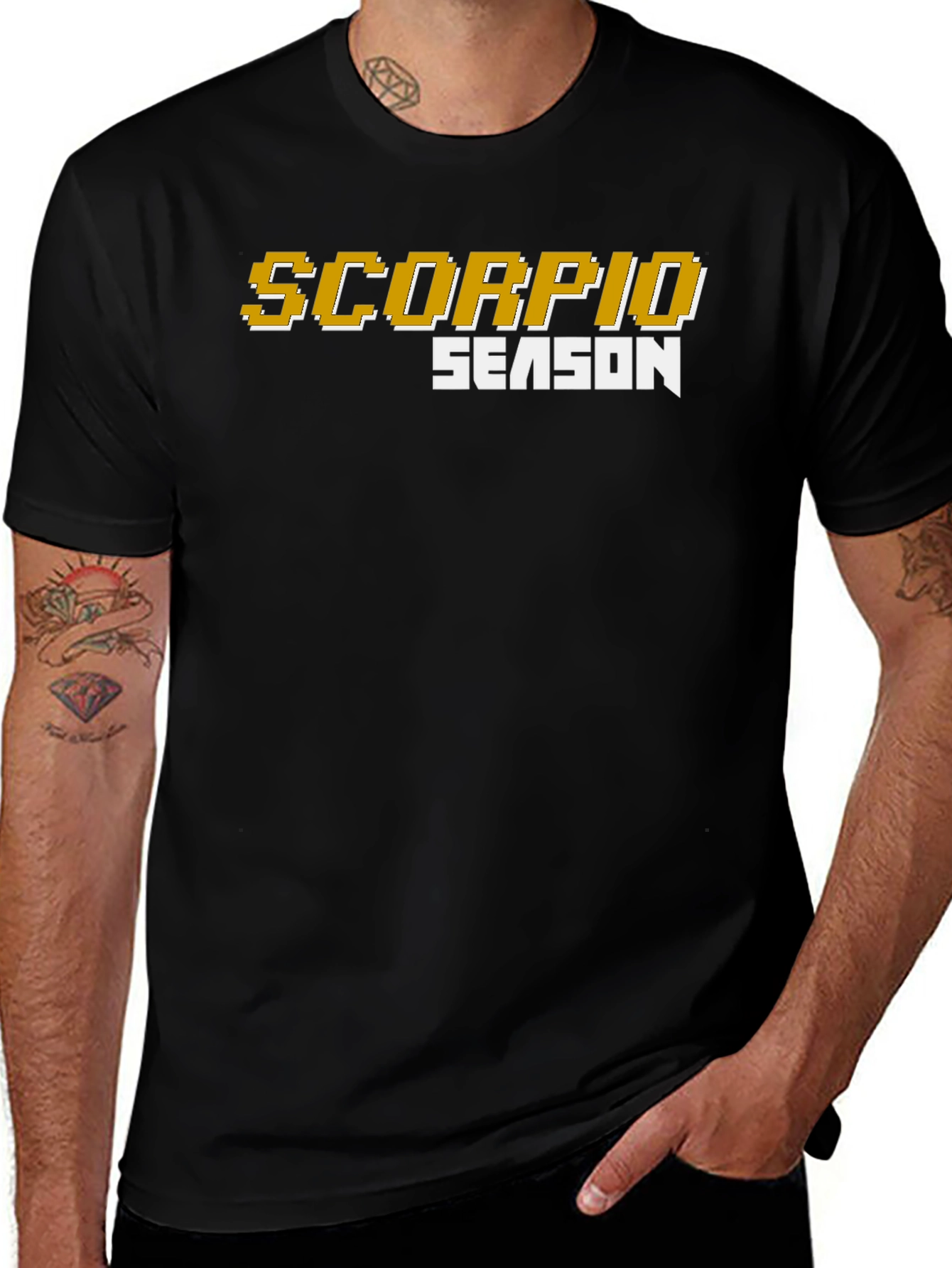 Scorpio Season Black Graphic T-Shirt