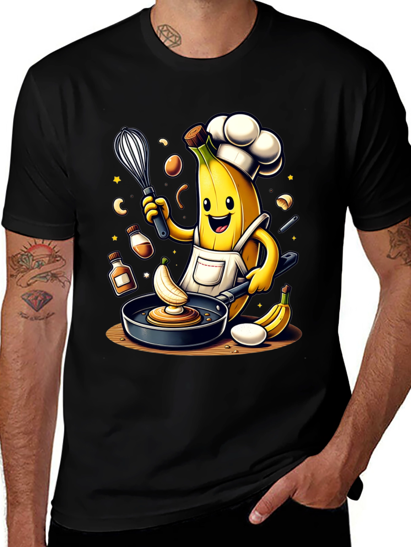 Banana Chef T-Shirt: Culinary Comedy