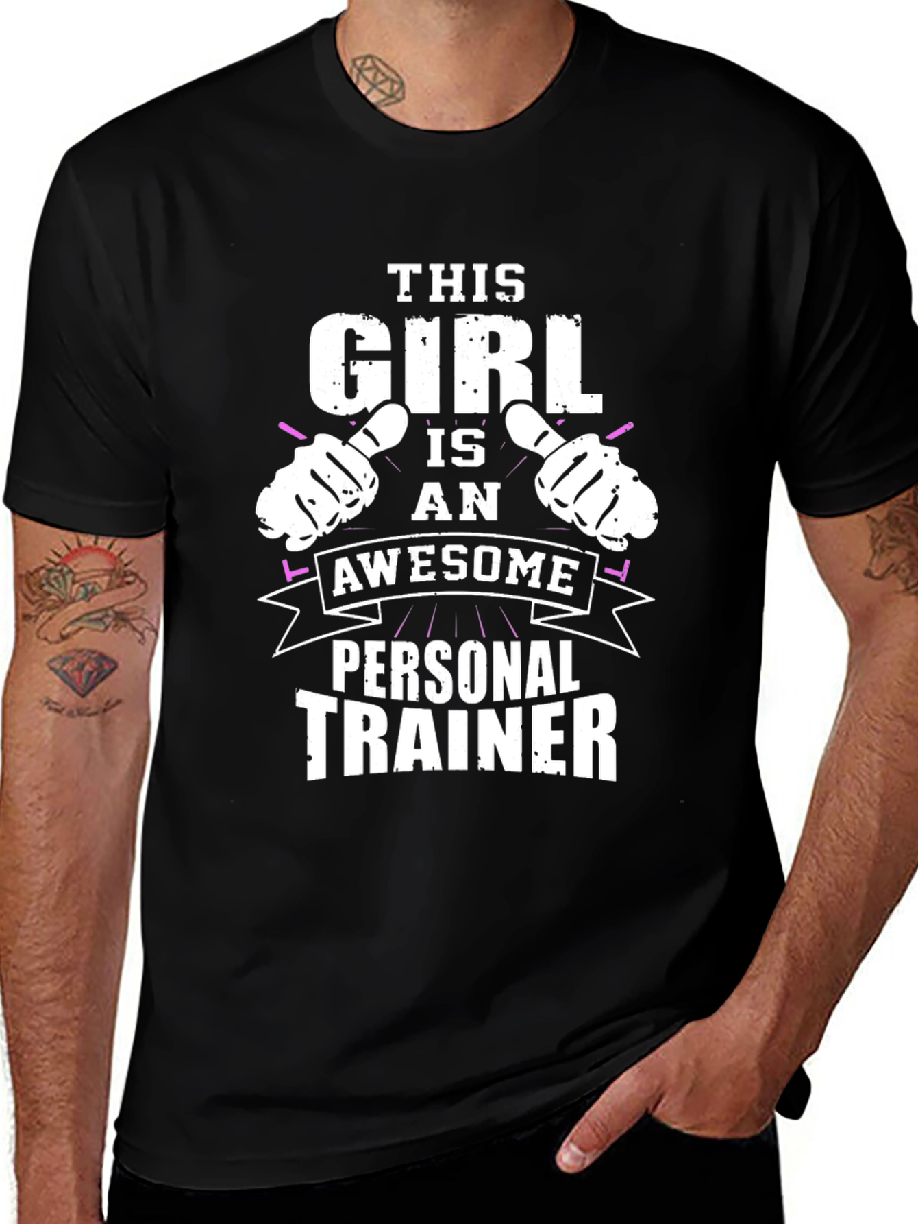 Variant 21 of Awesome Personal Trainer T-Shirt