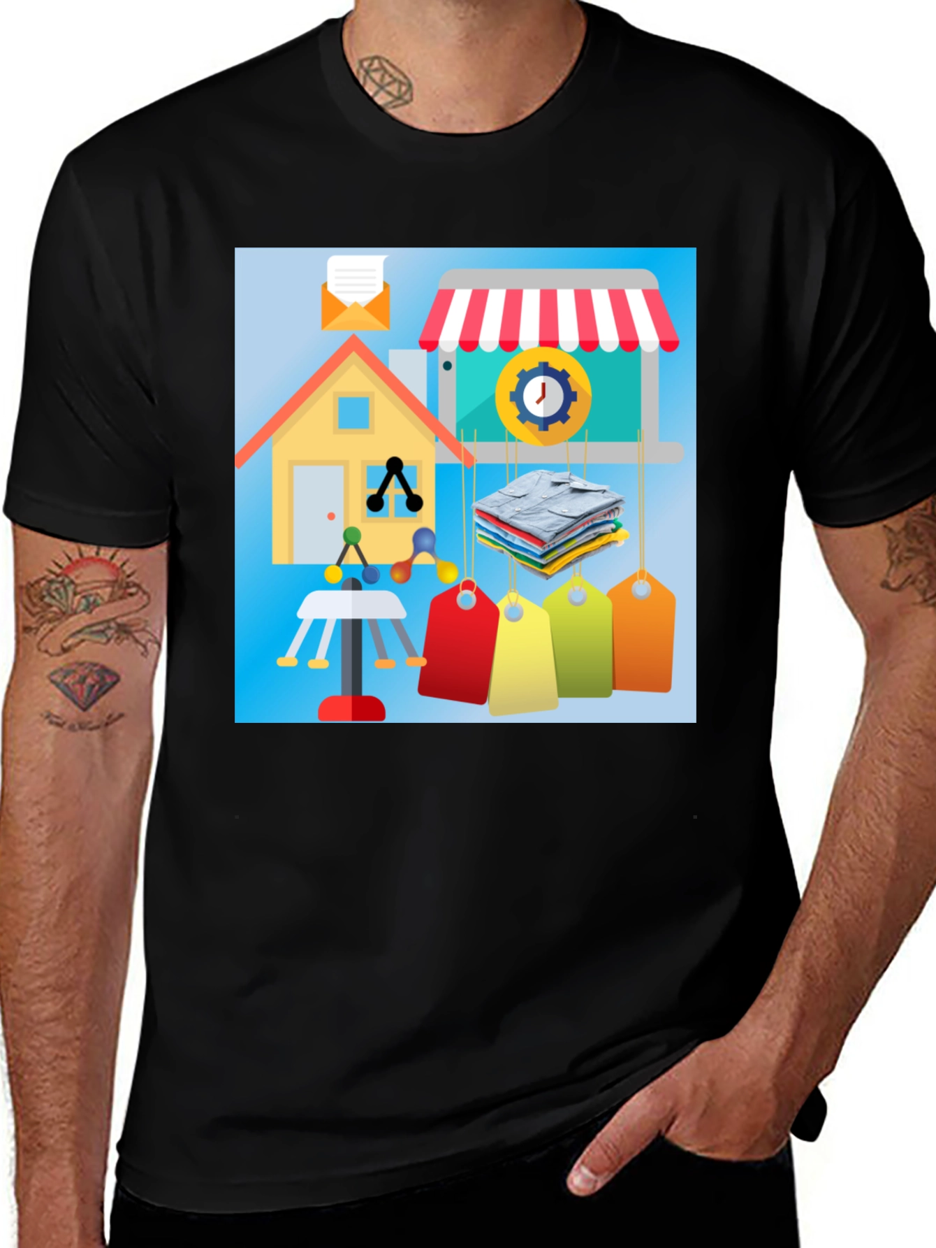Online Business Graphic T-Shirt