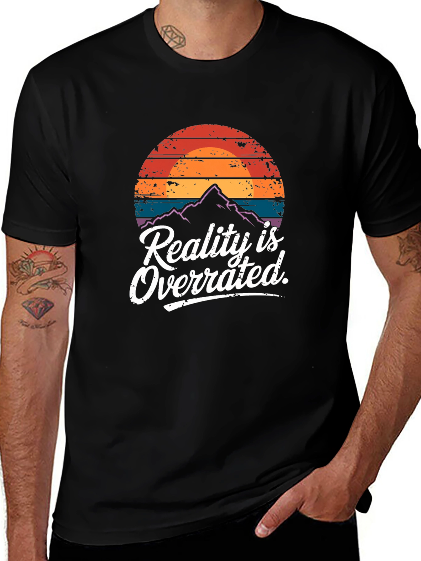 Variant 19 of Reality is Overrated Graphic Tee