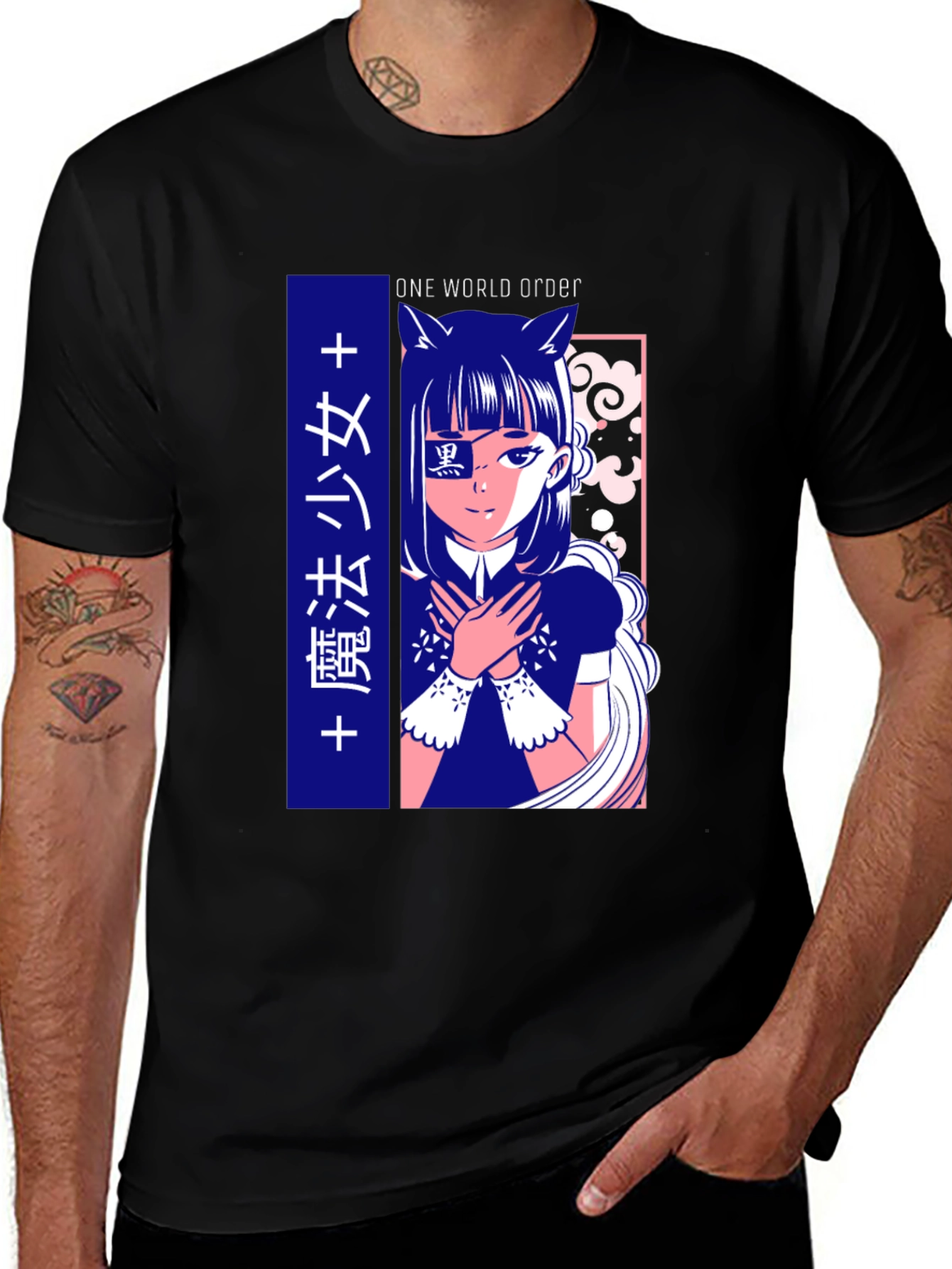Variant 10 of Anime Girl T-Shirt - One World Order