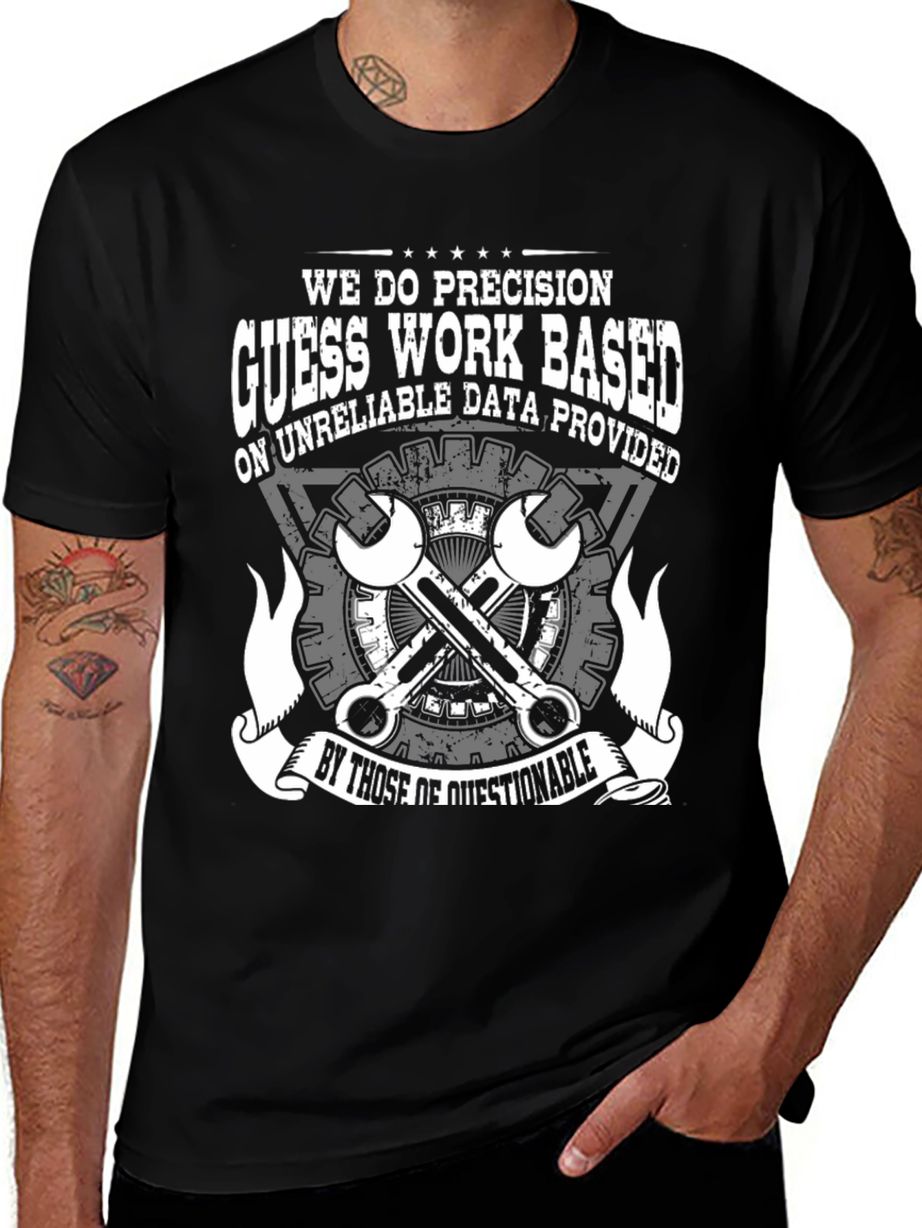 Precision Guesswork T-Shirt - For the Questionable