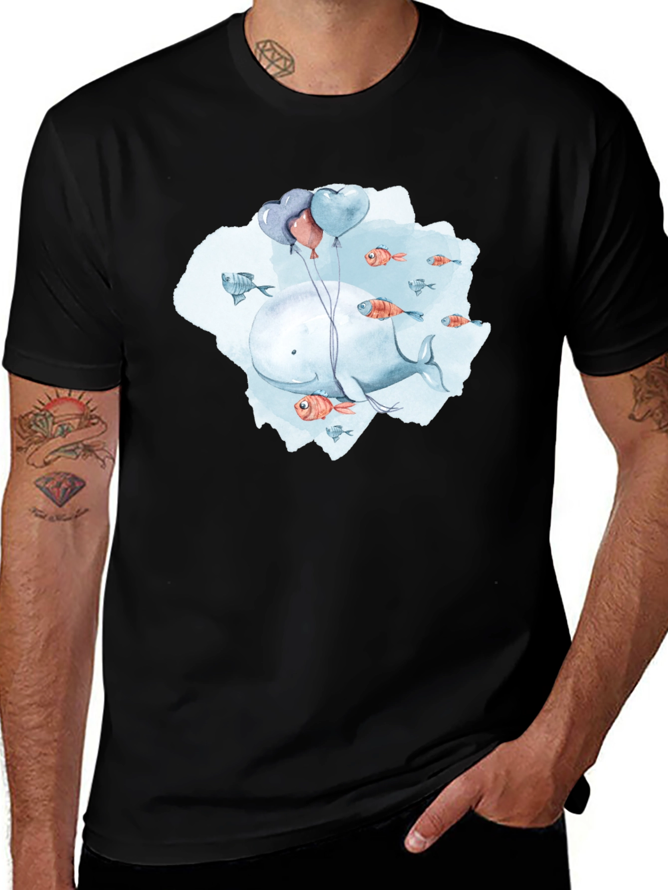 Variant 4 of Whale of a Time T-Shirt - Unique Graphic Tee