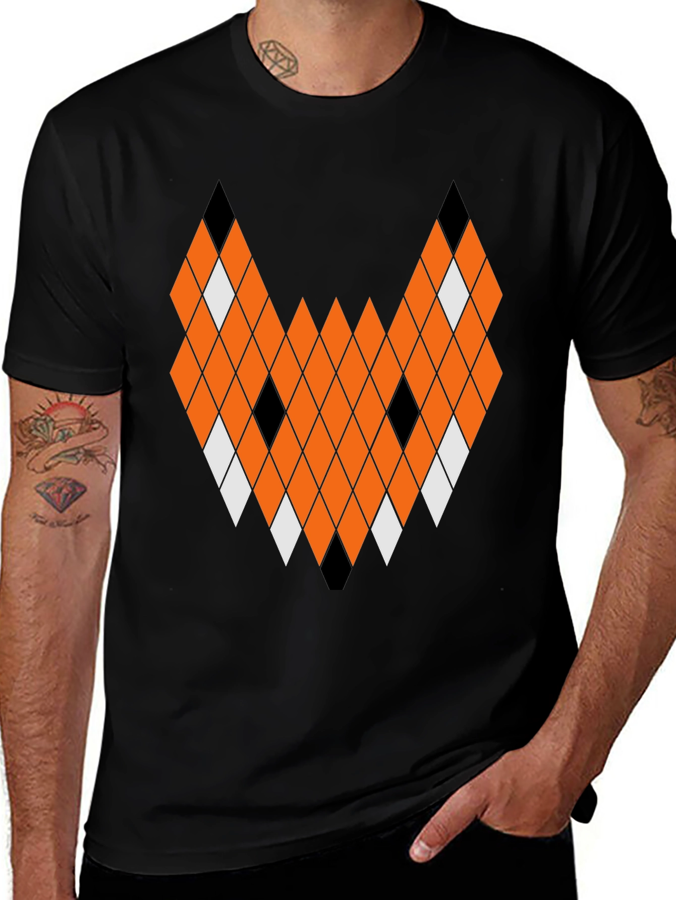Variant 10 of Geometric Fox Tee - Unique Graphic Print T-Shirt