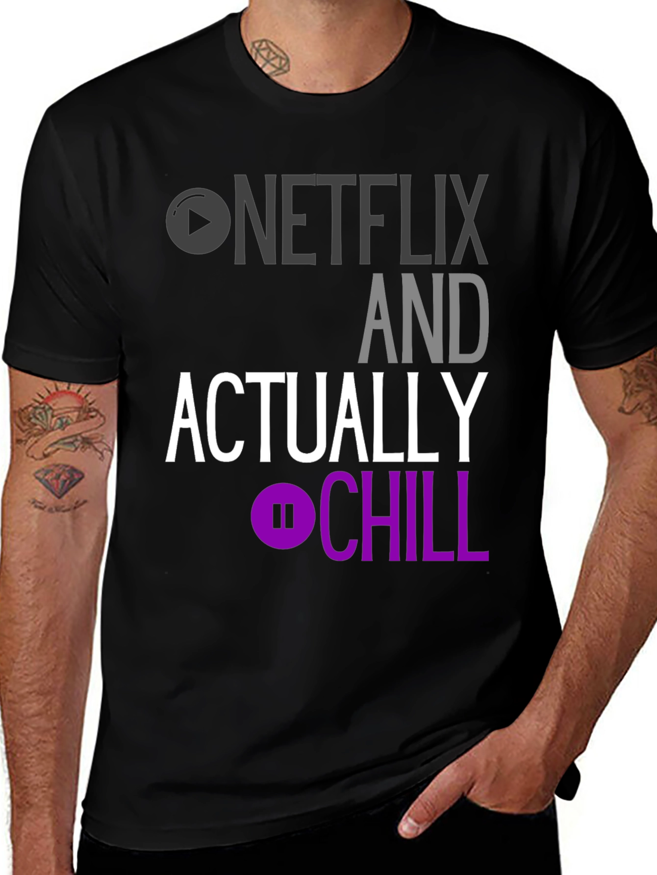 Netflix and Actually Chill T-Shirt