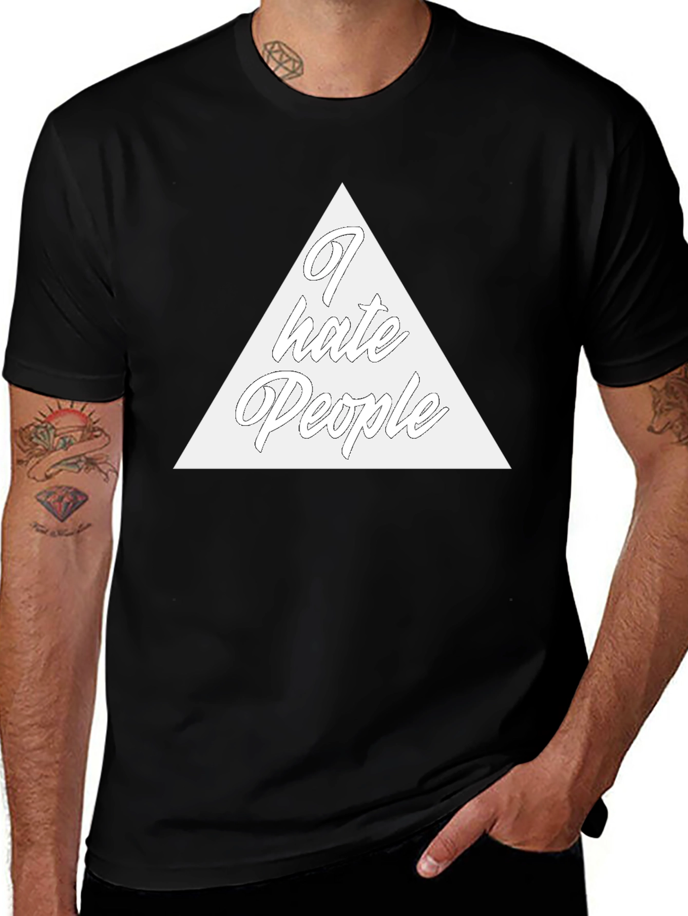 Variant 17 of I Hate People Graphic Tee
