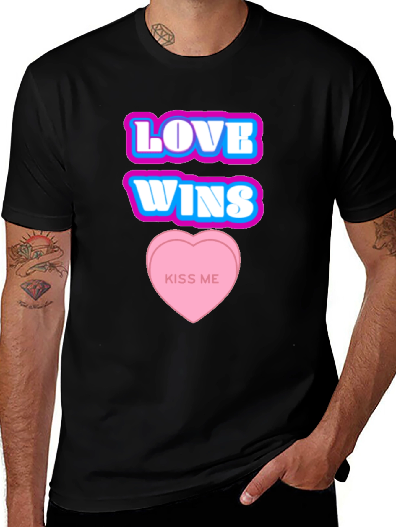 Love Wins Kiss Me T-Shirt