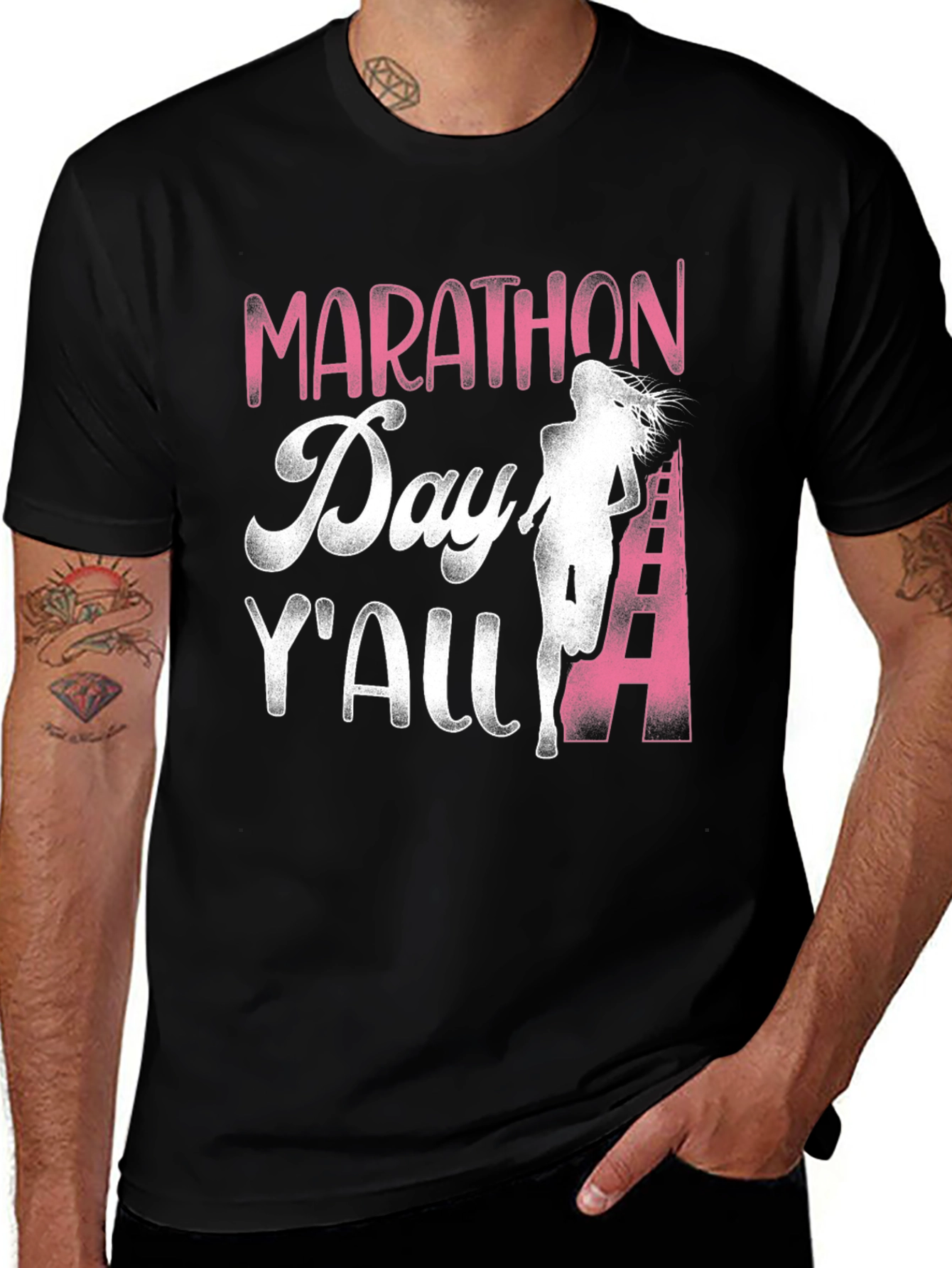 Variant 16 of Marathon Day Y'all T-Shirt