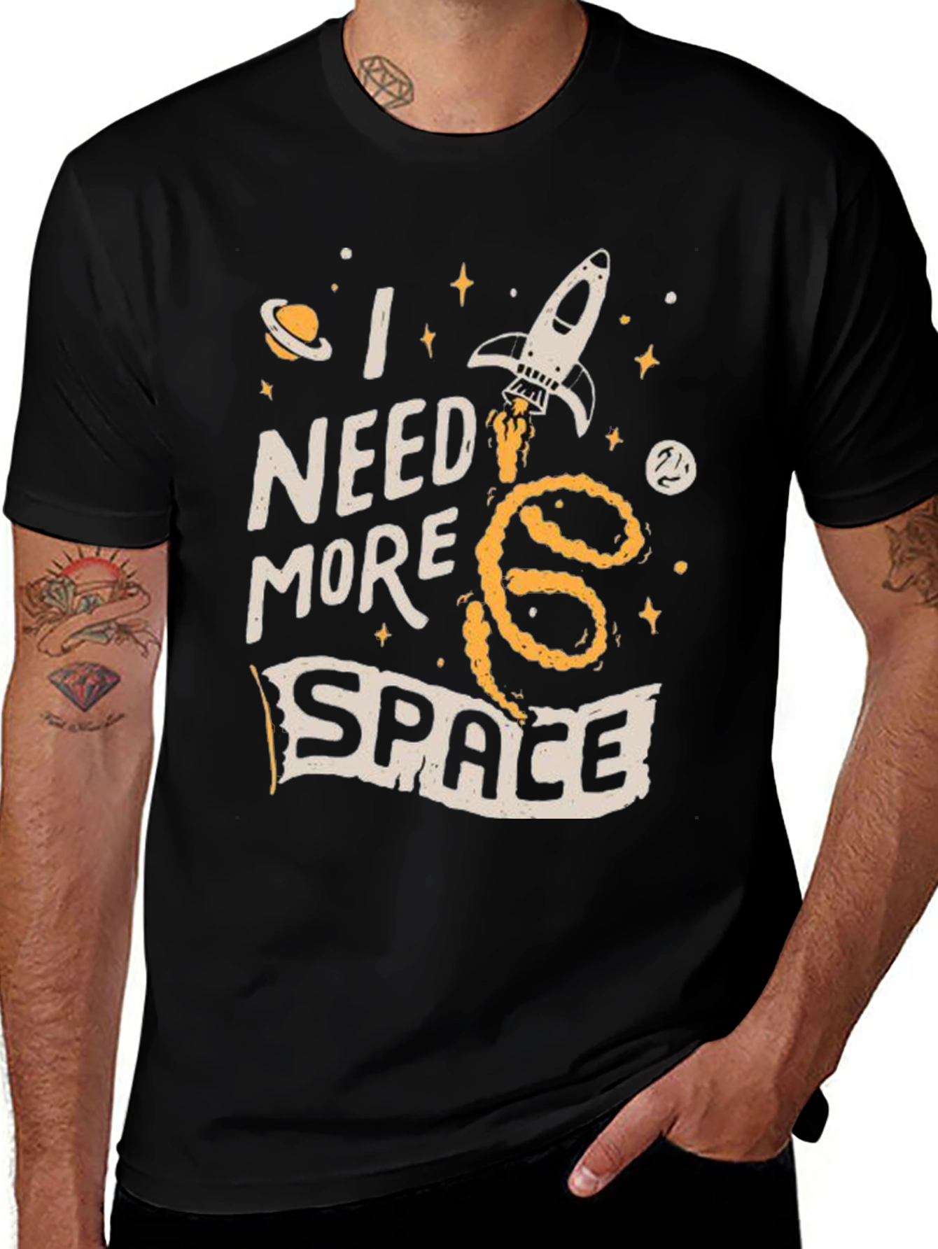 Variant 2 of I Need More Space Graphic T-Shirt
