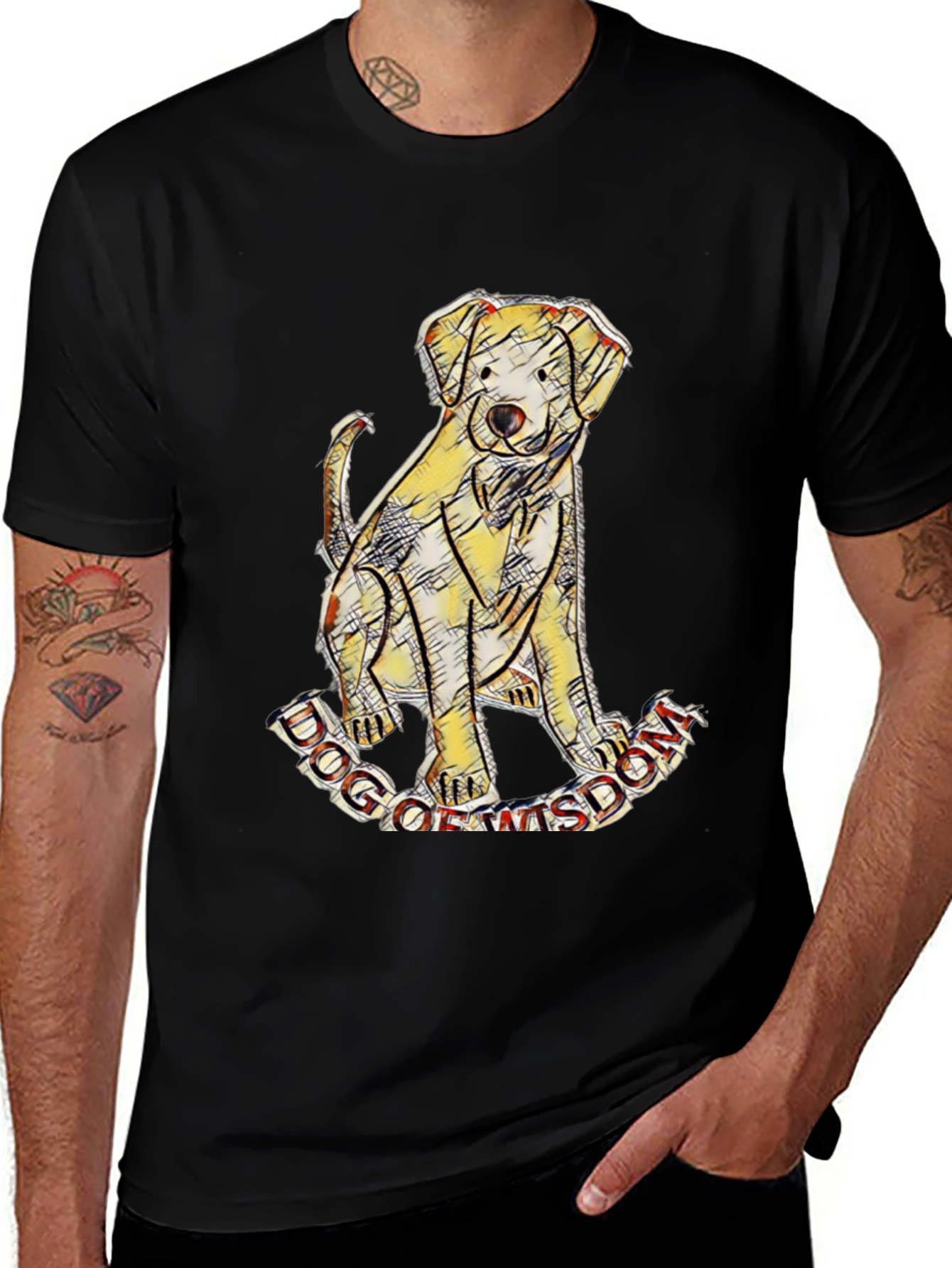 Variant 20 of Dog of Wisdom Graphic T-Shirt