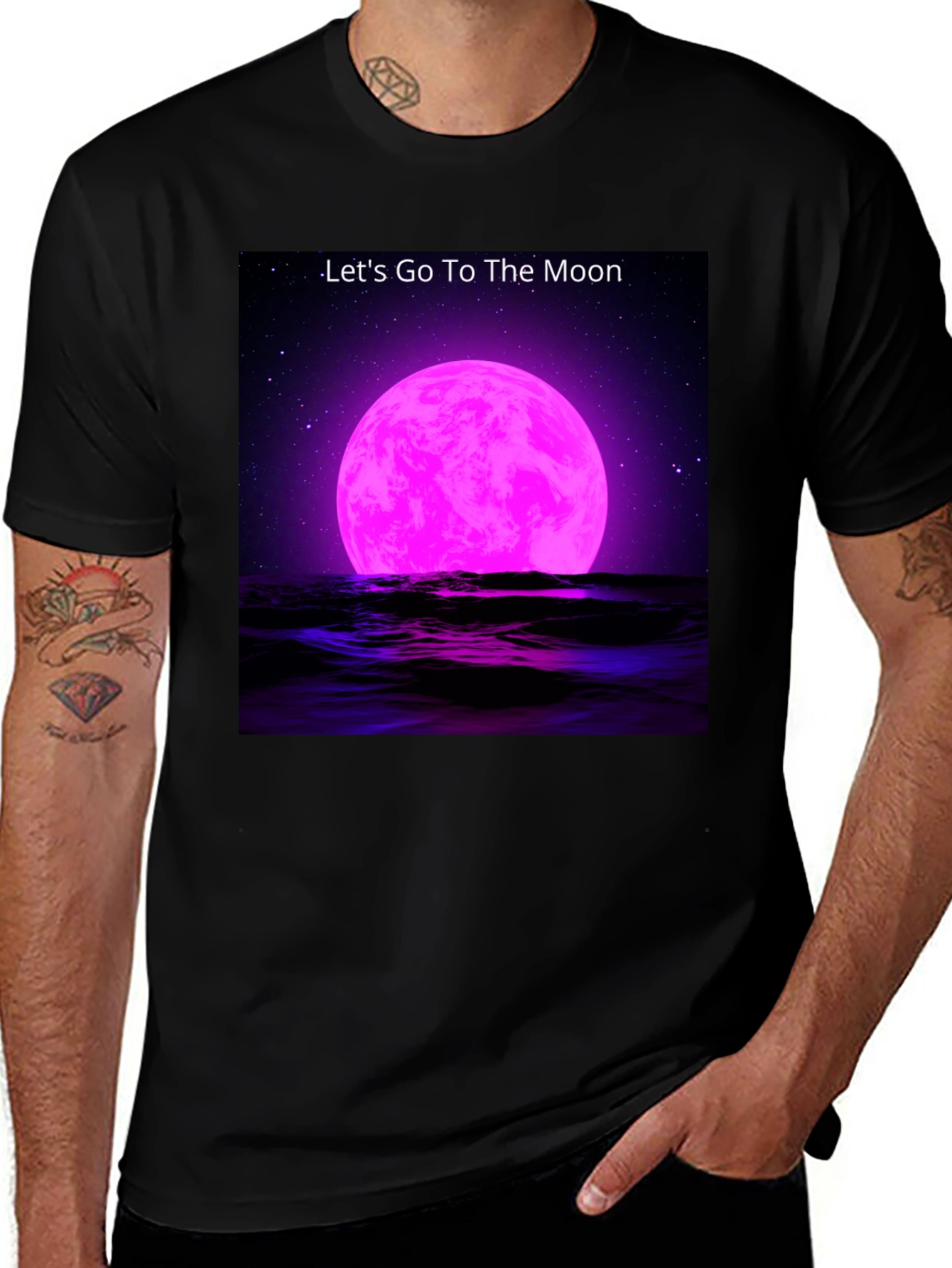 Variant 18 of Let's Go To The Moon T-Shirt