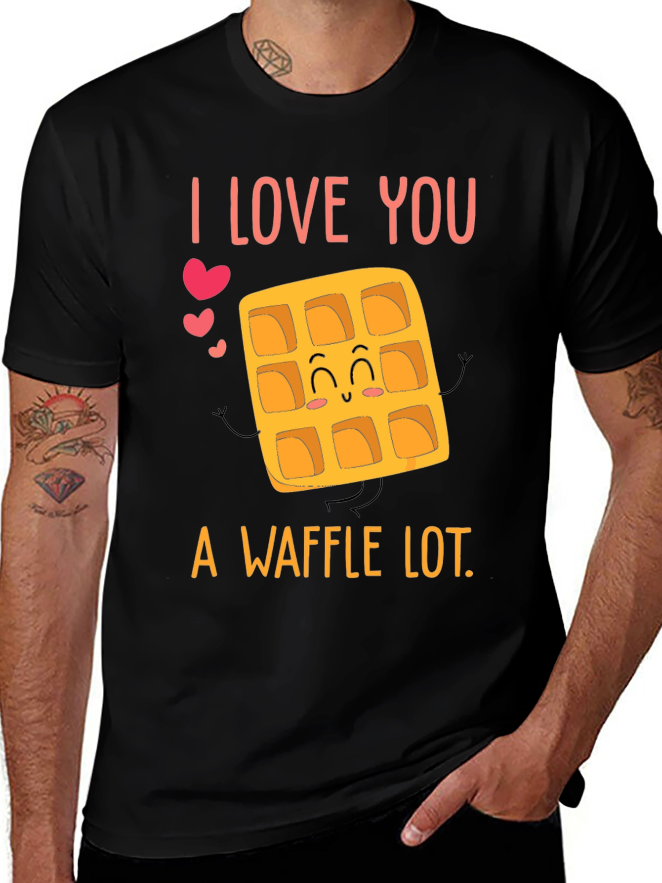 Variant 11 of I Love You A Waffle Lot T-Shirt