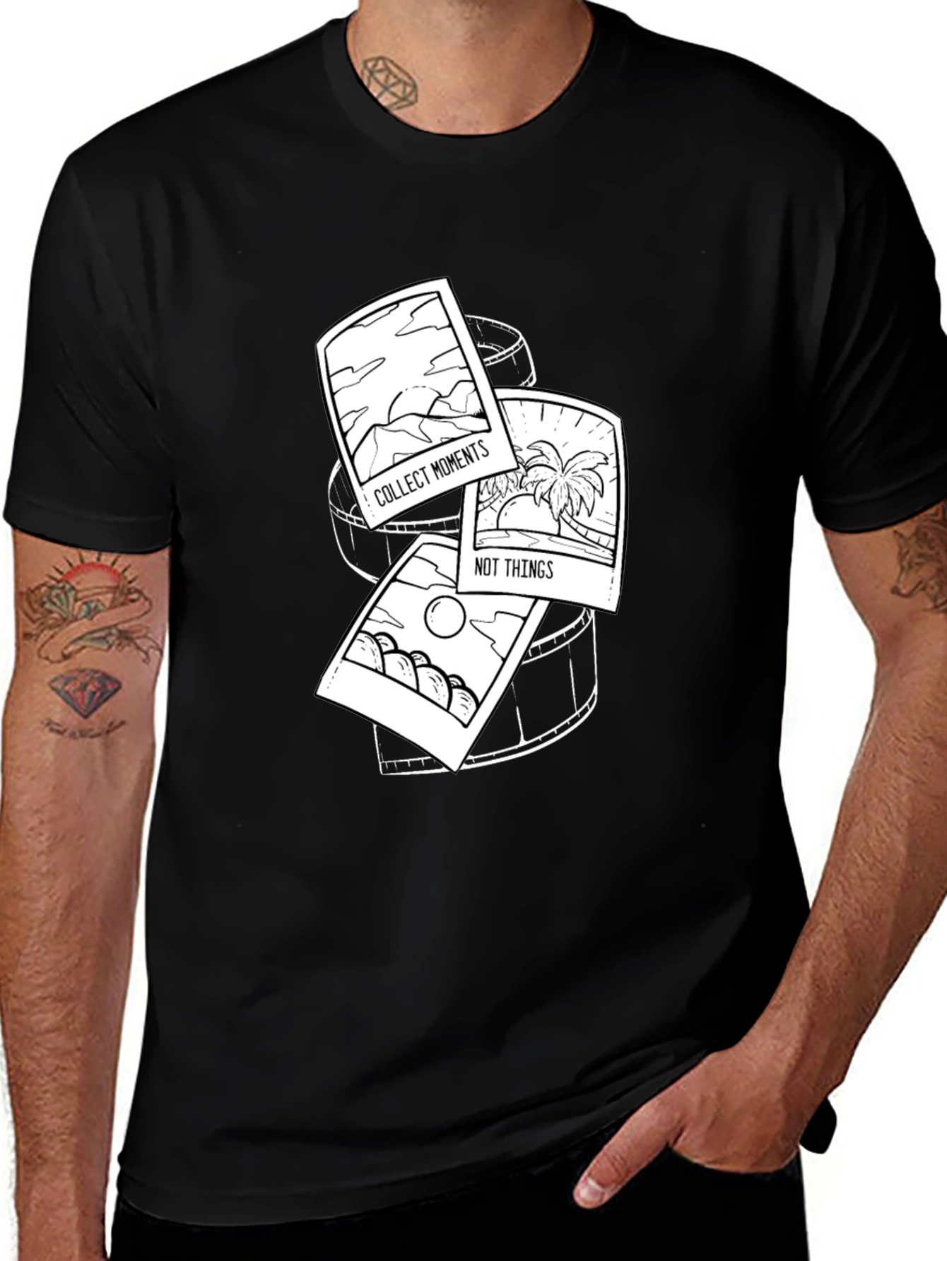 Variant 13 of Retro Camera Roll Graphic Tee