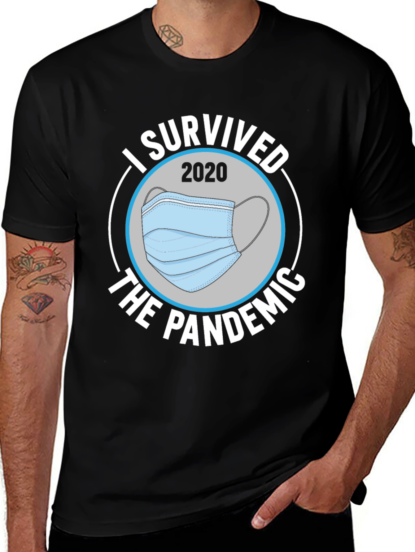 Variant 21 of I Survived 2020 Pandemic T-Shirt