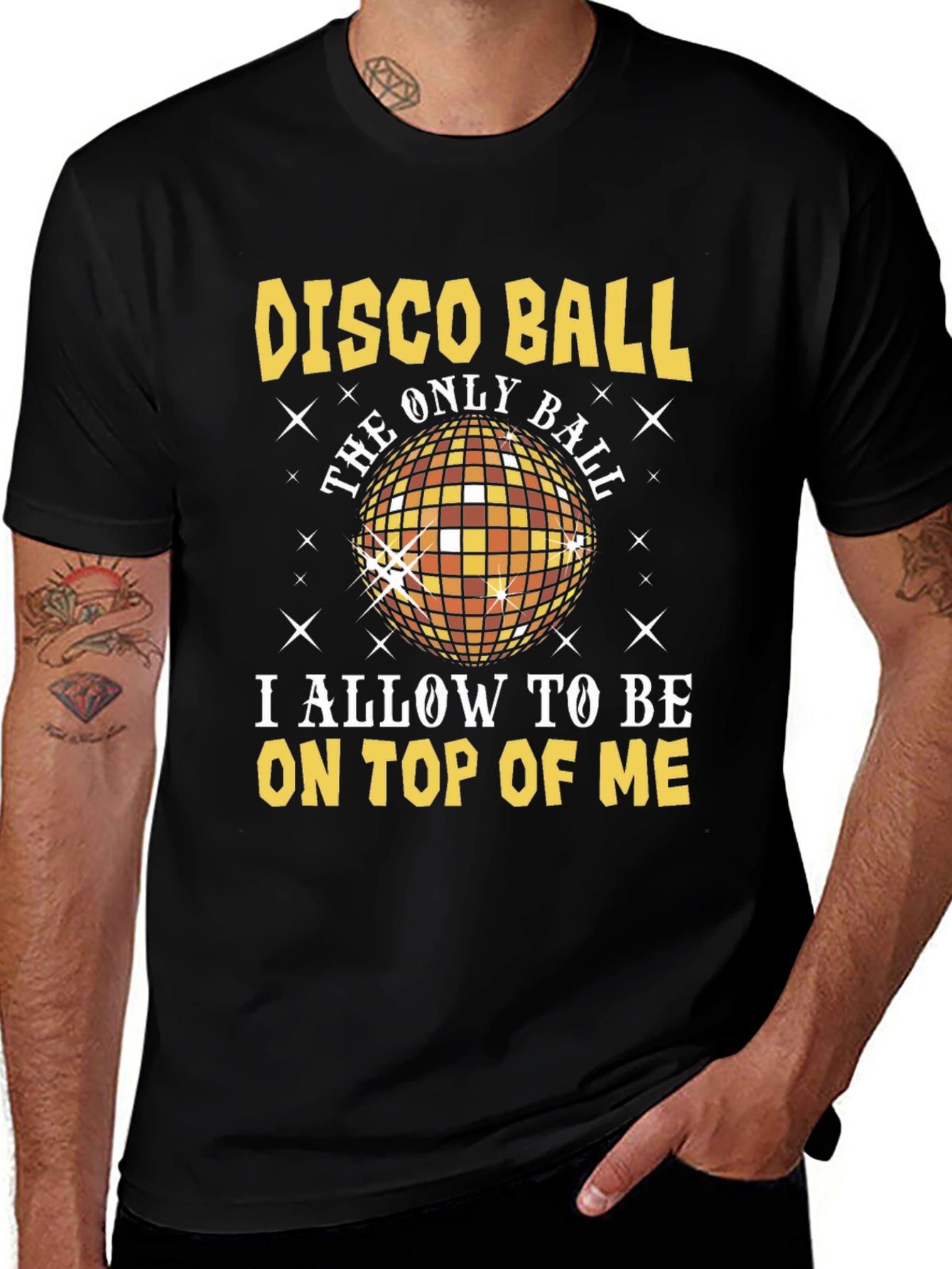 Variant 19 of Disco Ball Graphic T-Shirt
