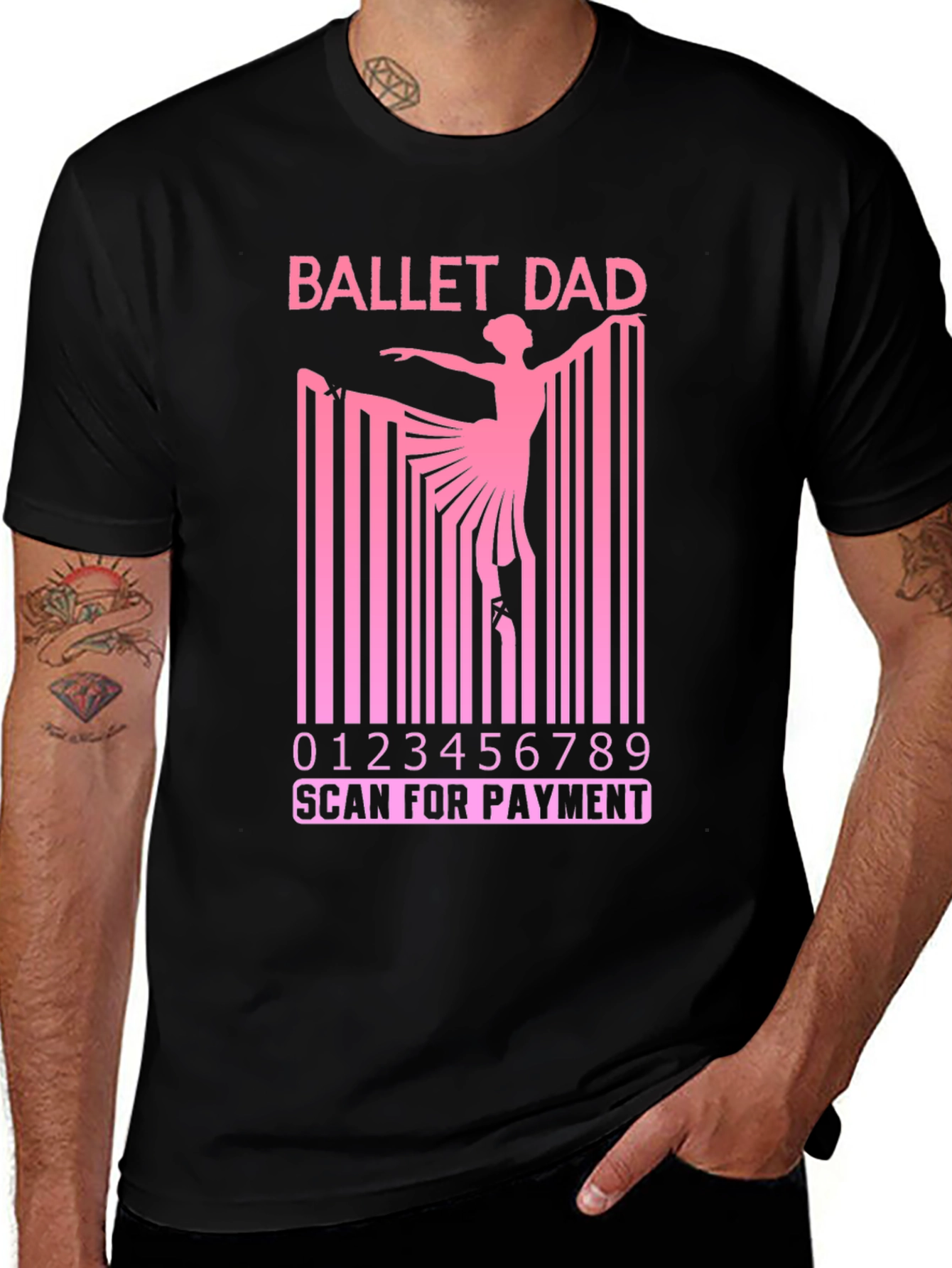 Ballet Dad Scan for Payment T-Shirt