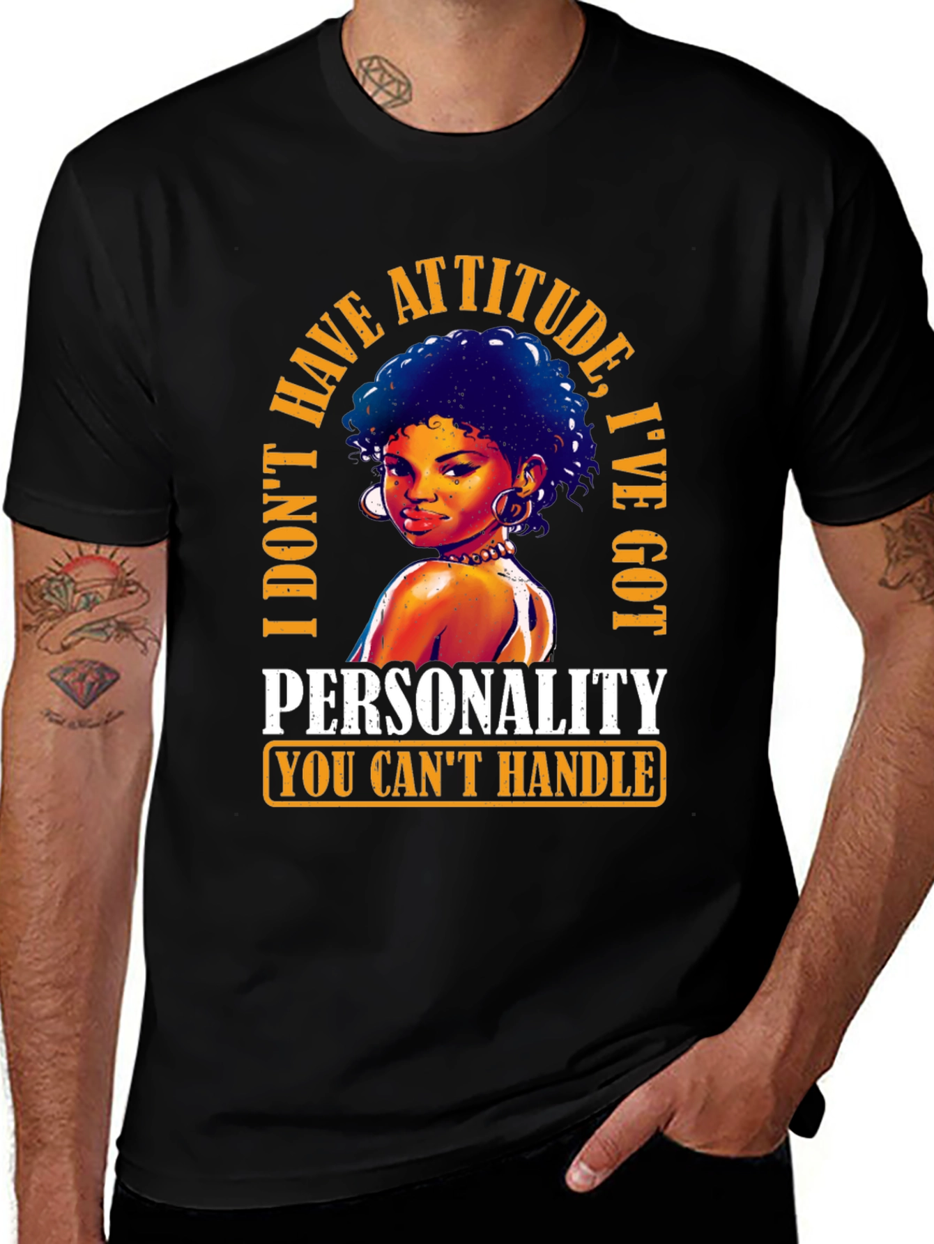 Variant 27 of Sassy Attitude Personality Graphic Tee
