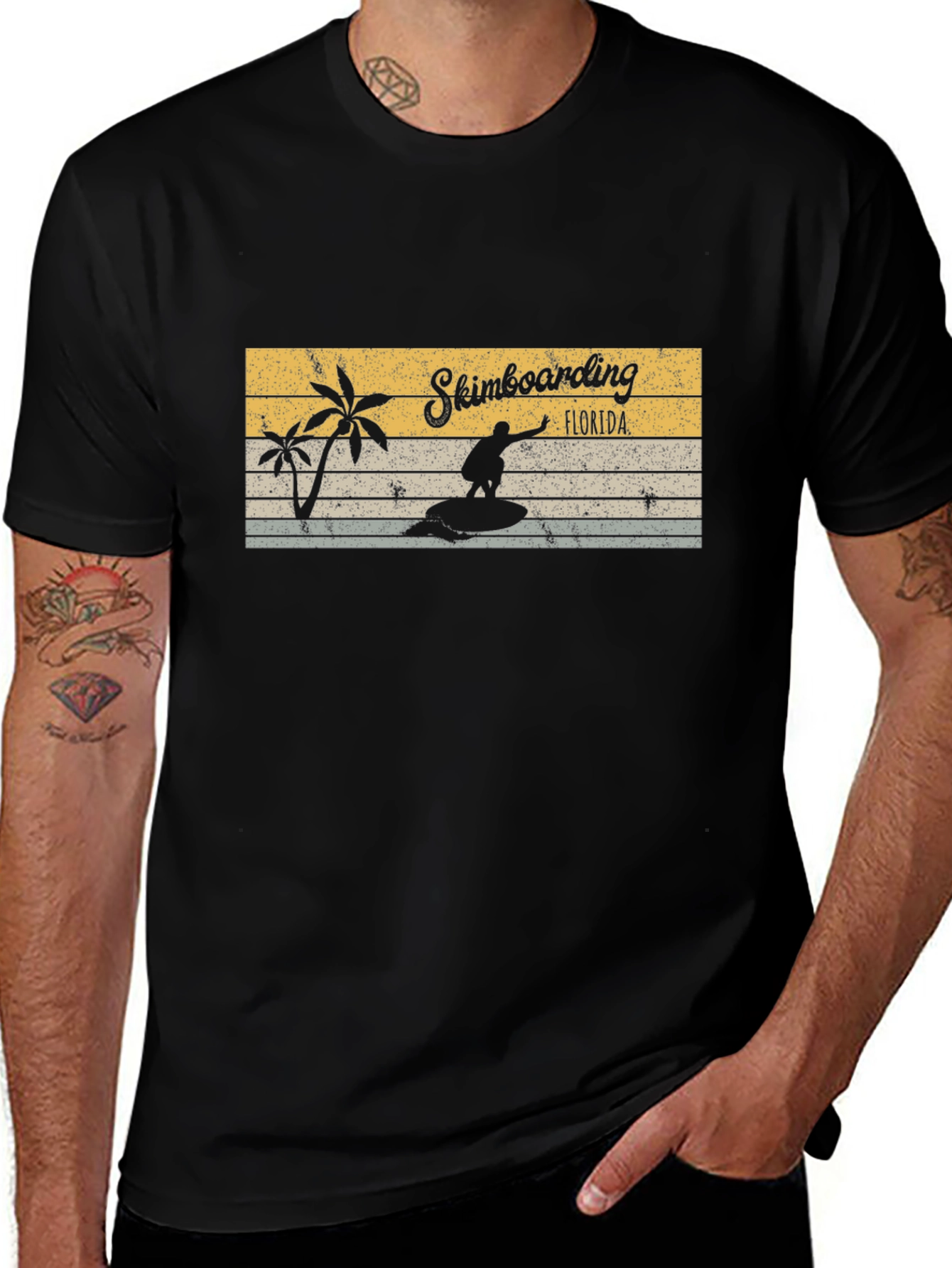 Variant 29 of Skimboarding Florida Graphic Tee