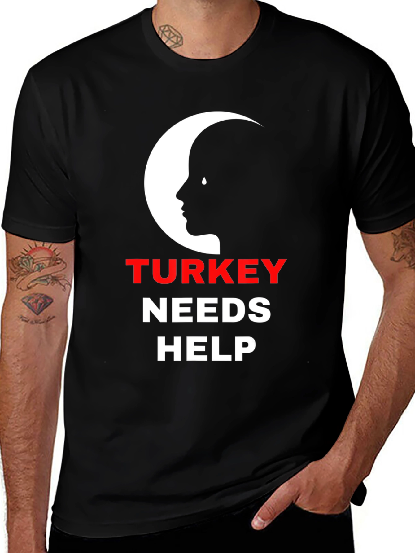 Variant 15 of Turkey Needs Help T-Shirt - Show Your Support
