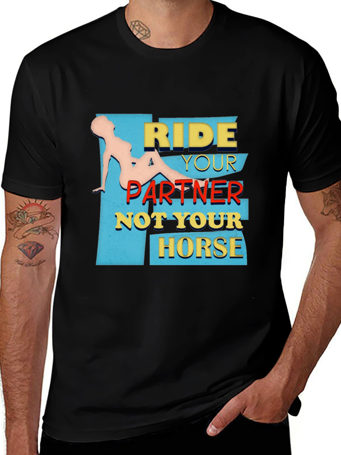Variant 4 of Ride Your Partner T-Shirt - Adult Humor Tee