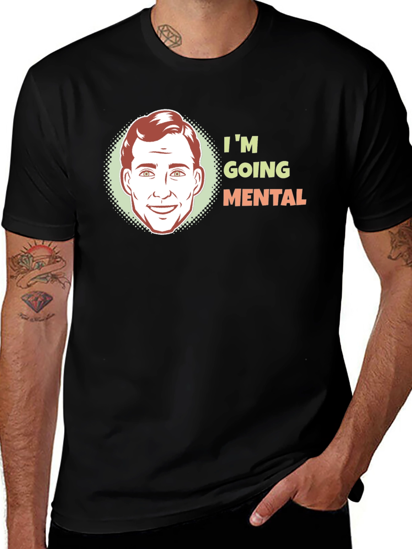 Variant 5 of I'm Going Mental Graphic Tee