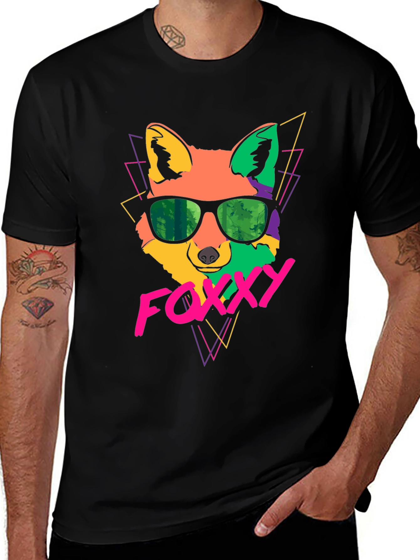 Variant 18 of Funky Fox T-Shirt - Retro 80s Style