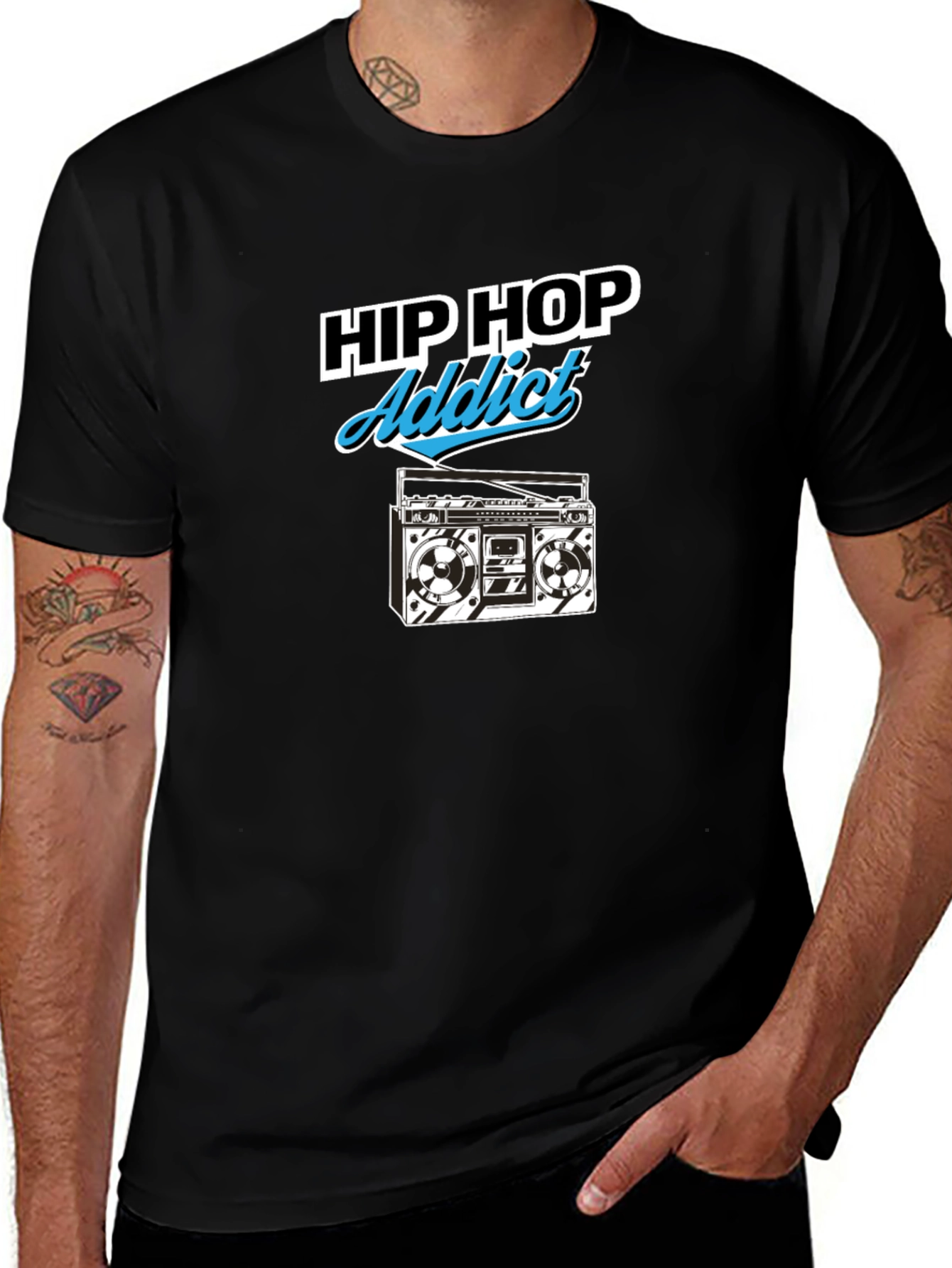 Variant 15 of Hip Hop Addict Graphic Tee