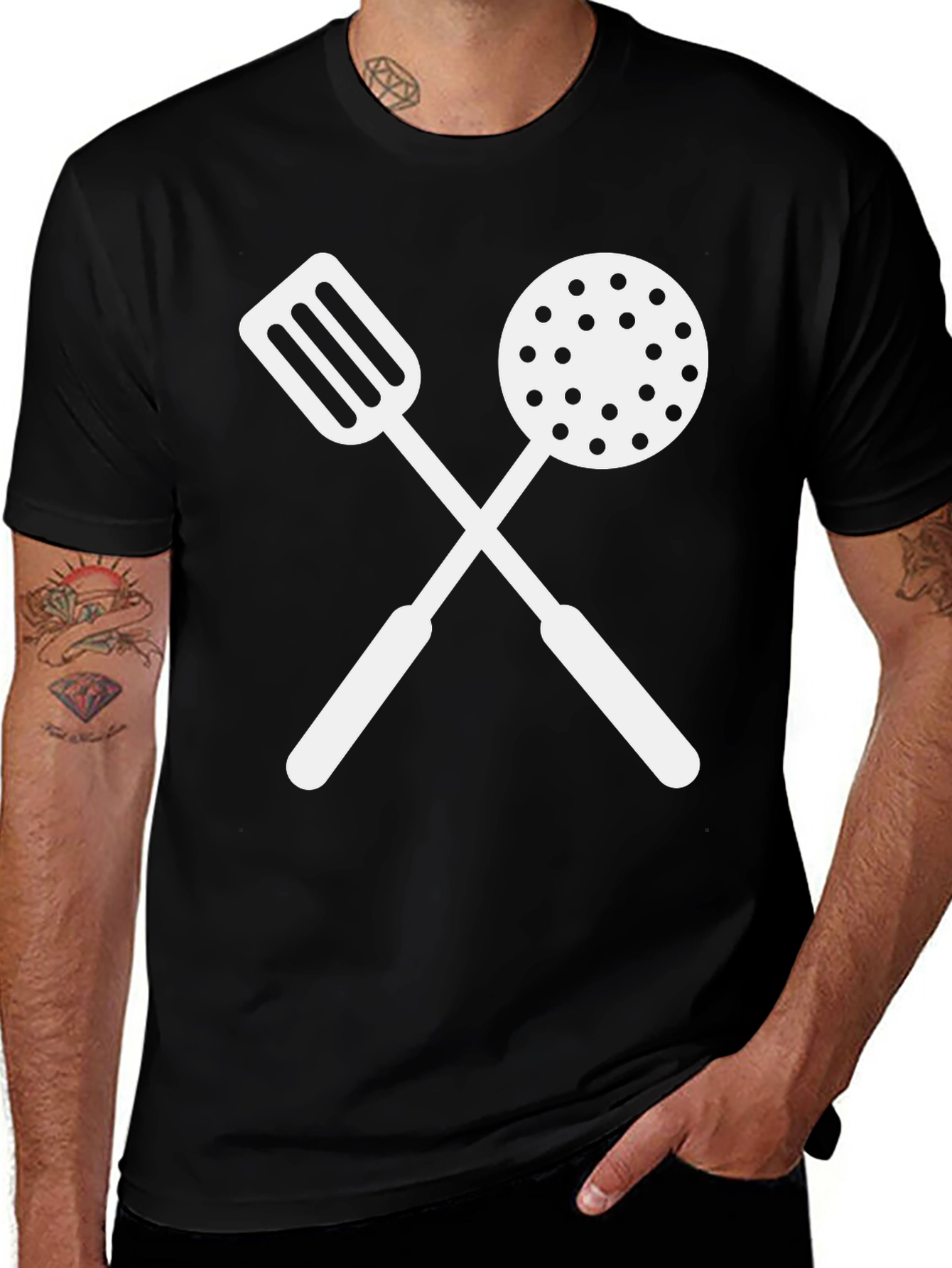 Variant 28 of Chef Life T-Shirt - Cooking Utensil Design