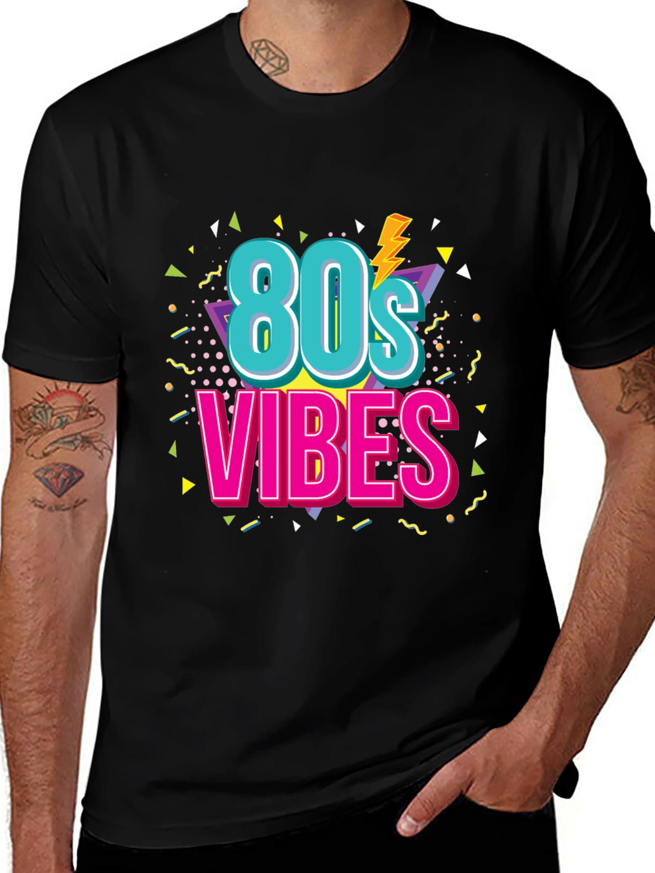Variant 29 of 80s Vibes Graphic Tee - Retro Style T-Shirt