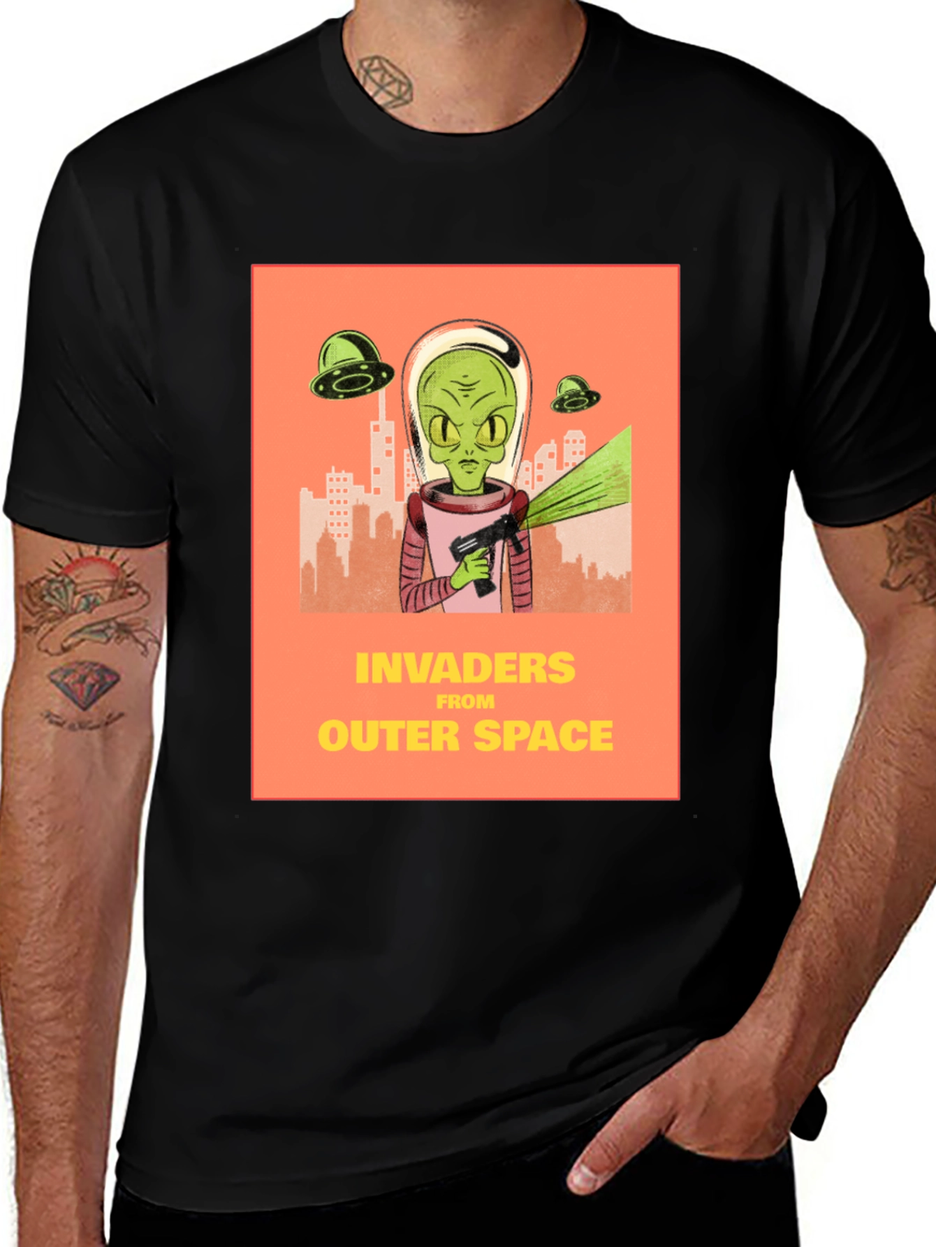 Variant 20 of Invaders From Outer Space Graphic Tee