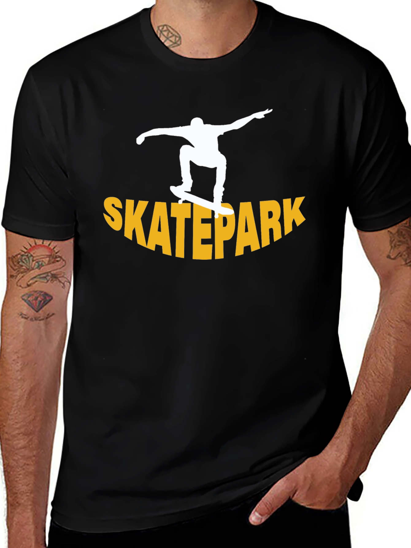 Variant 28 of Skatepark T-Shirt - Black