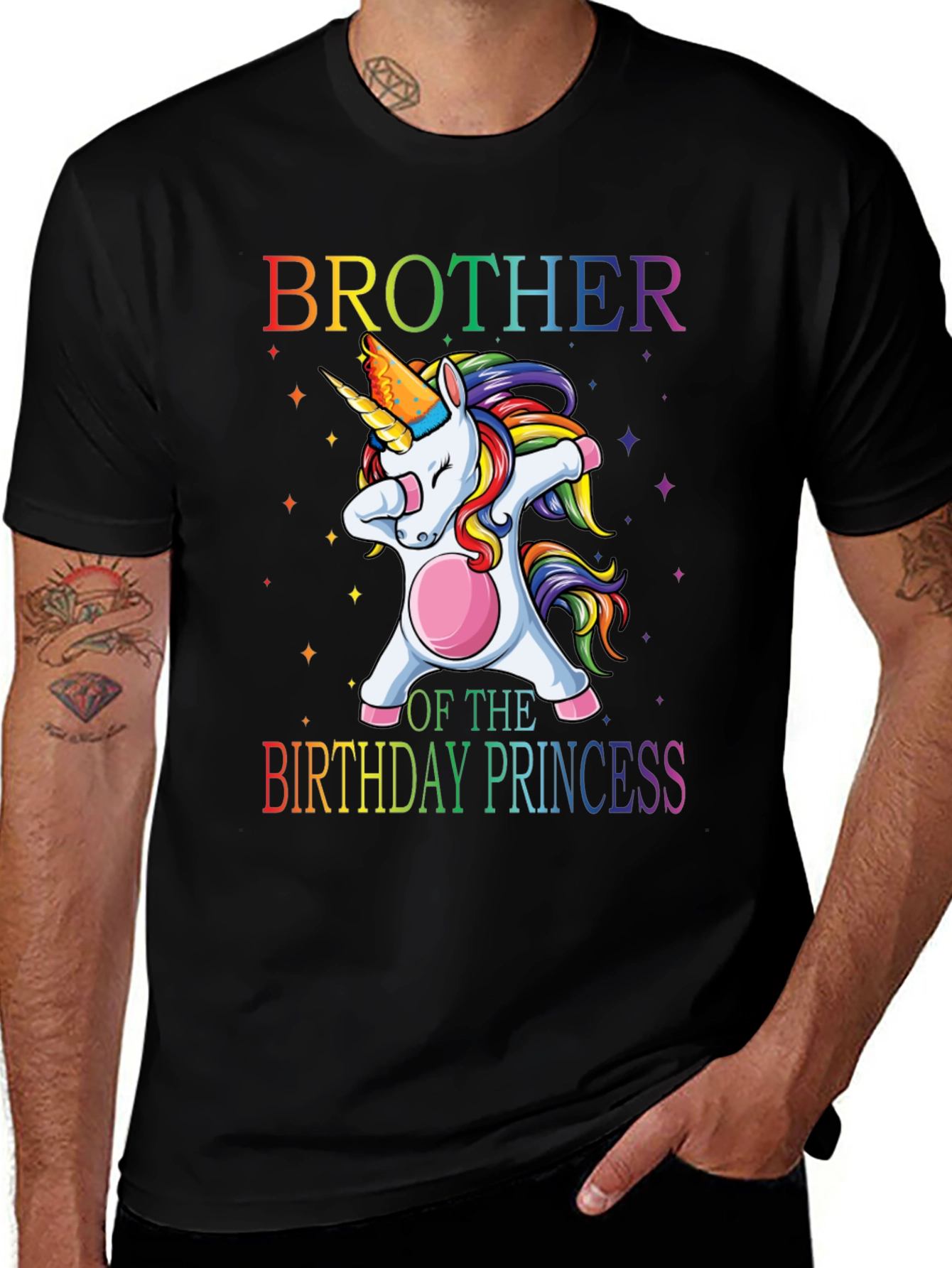 Variant 11 of Brother of the Birthday Princess Unicorn T-Shirt