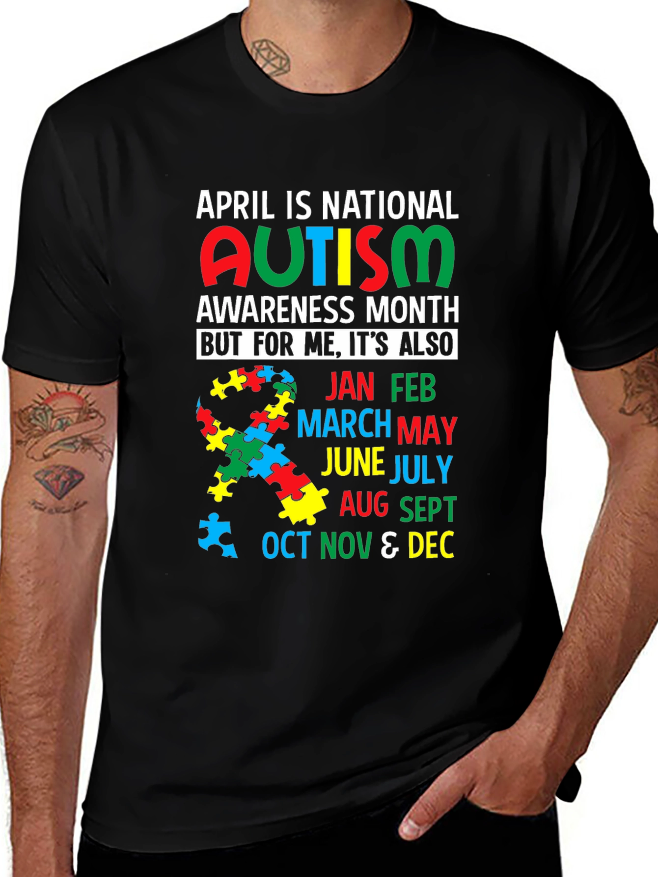 Autism Awareness Graphic T-Shirt