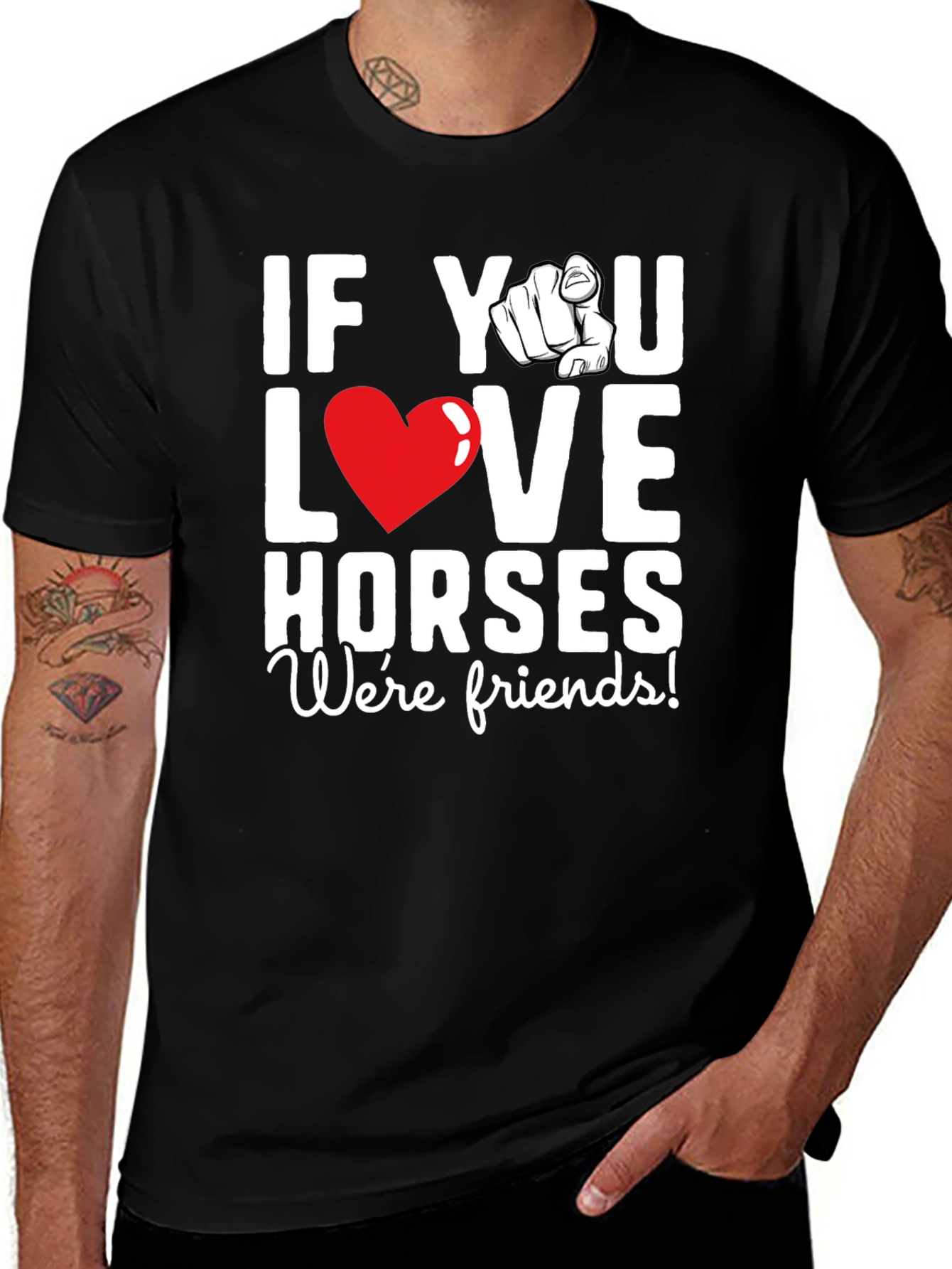 Variant 8 of If You Love Horses T-Shirt