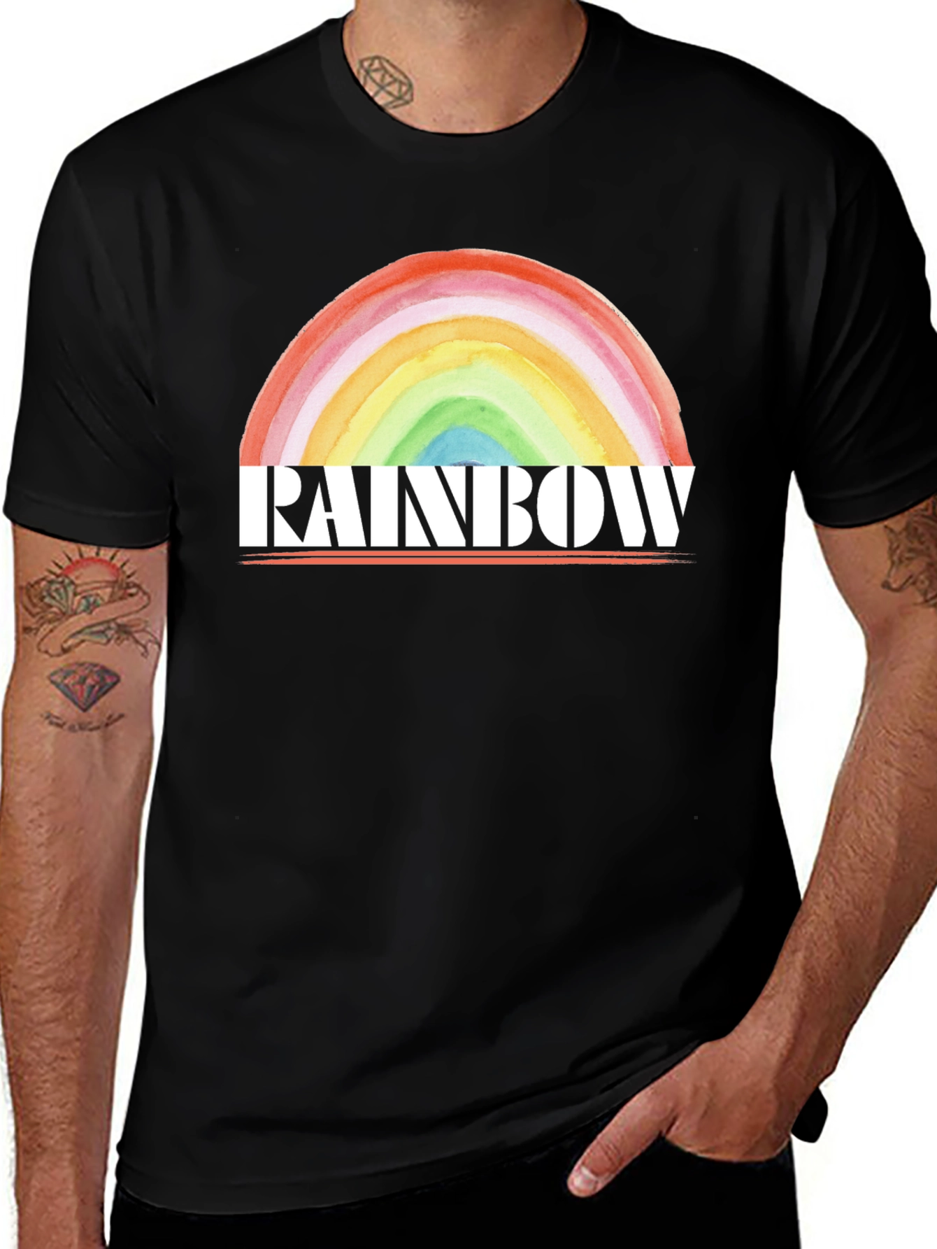 Variant 12 of Rainbow Graphic T-Shirt - Bold & Stylish