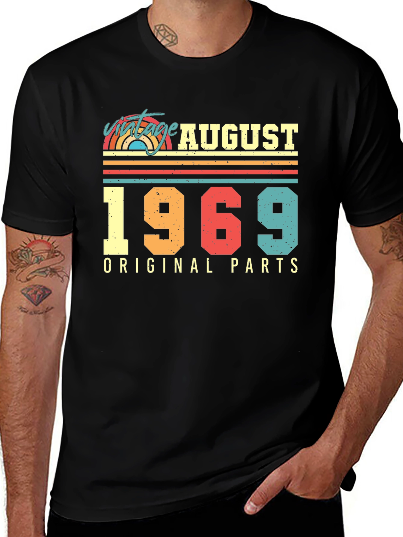 Variant 10 of Vintage August 1969 Original Parts T-Shirt