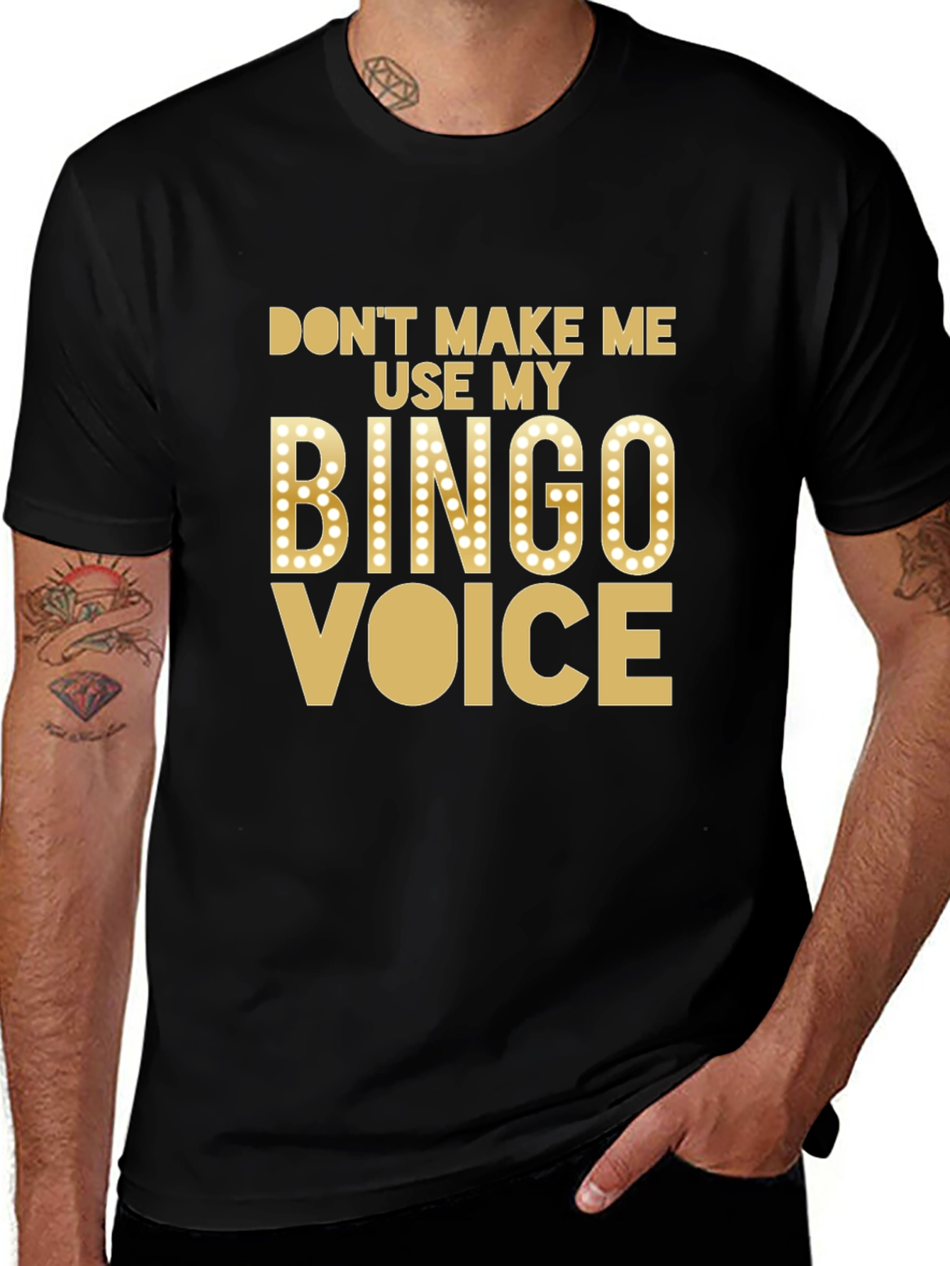 Bingo Voice T-Shirt Funny Slogan