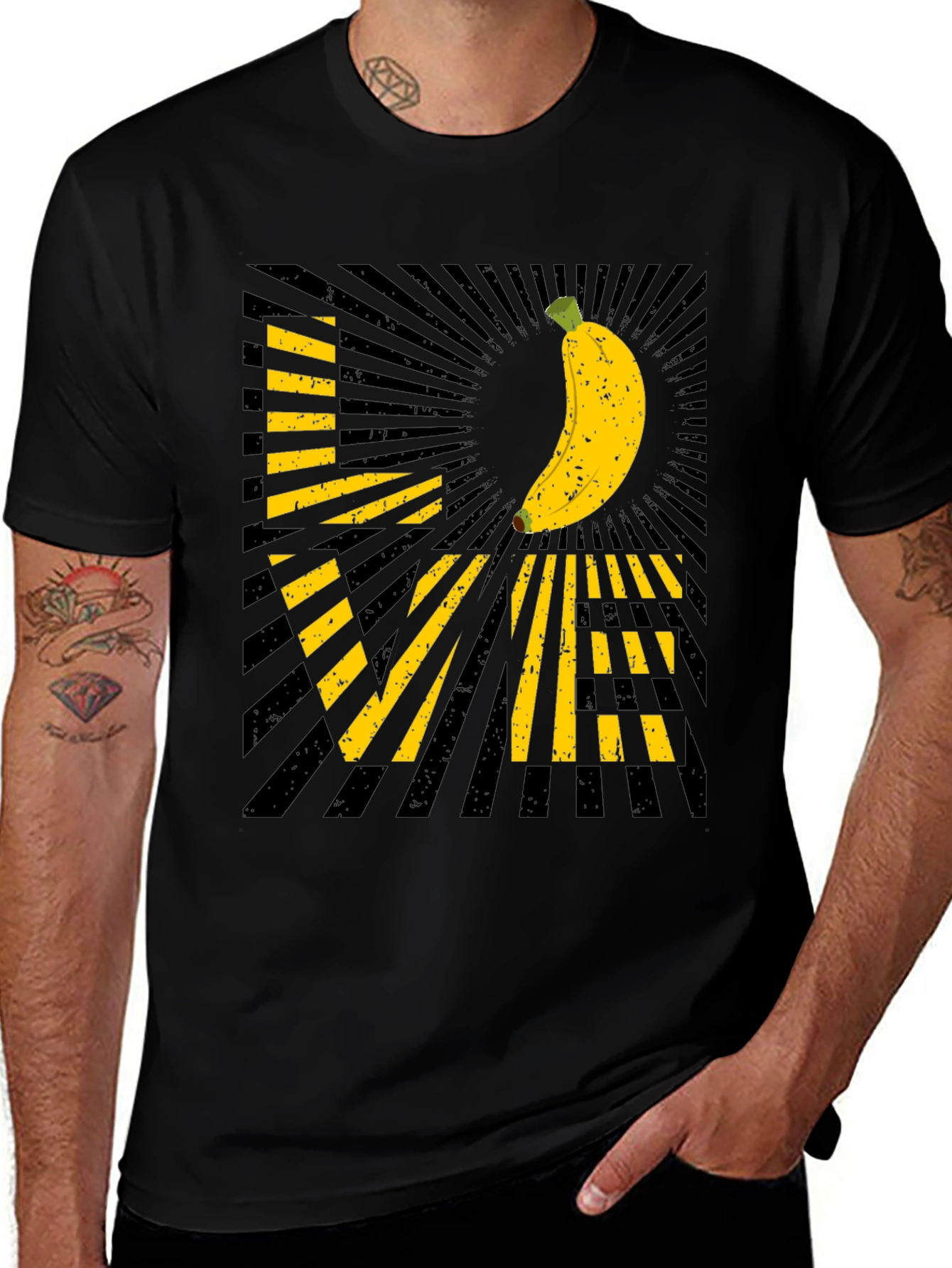 Variant 25 of Banana Love Graphic T-Shirt