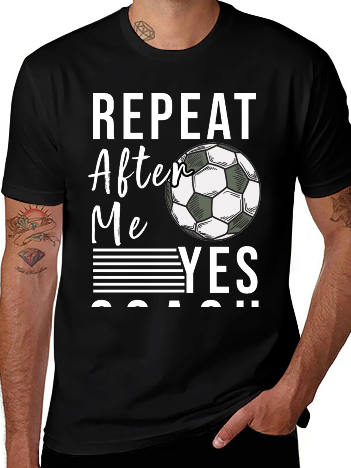 Variant 6 of Repeat After Me Yes Coach T-Shirt Soccer Fan Tee