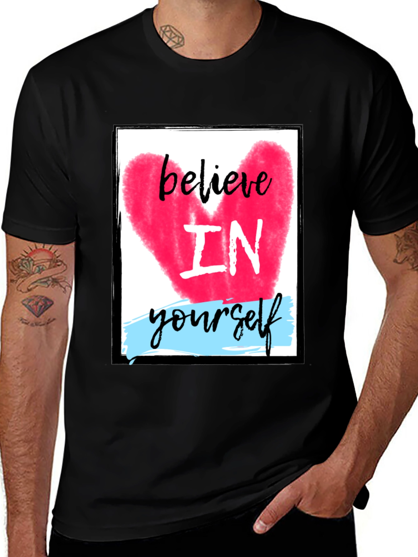 Variant 15 of Believe In Yourself Graphic T-Shirt