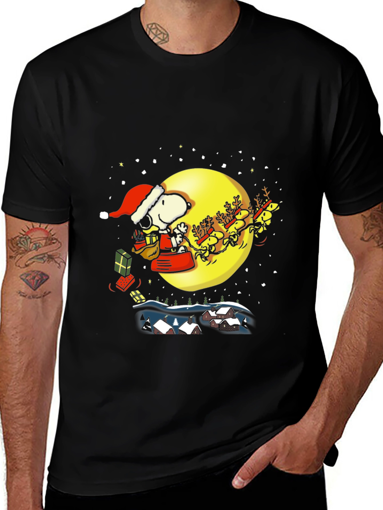Snoopy Christmas T-Shirt - Holiday Festive Tee
