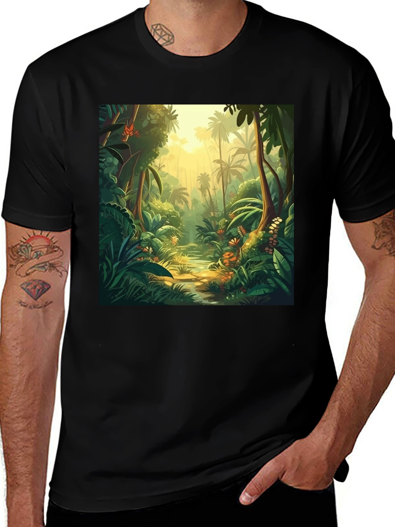 Variant 19 of Jungle Print Tee