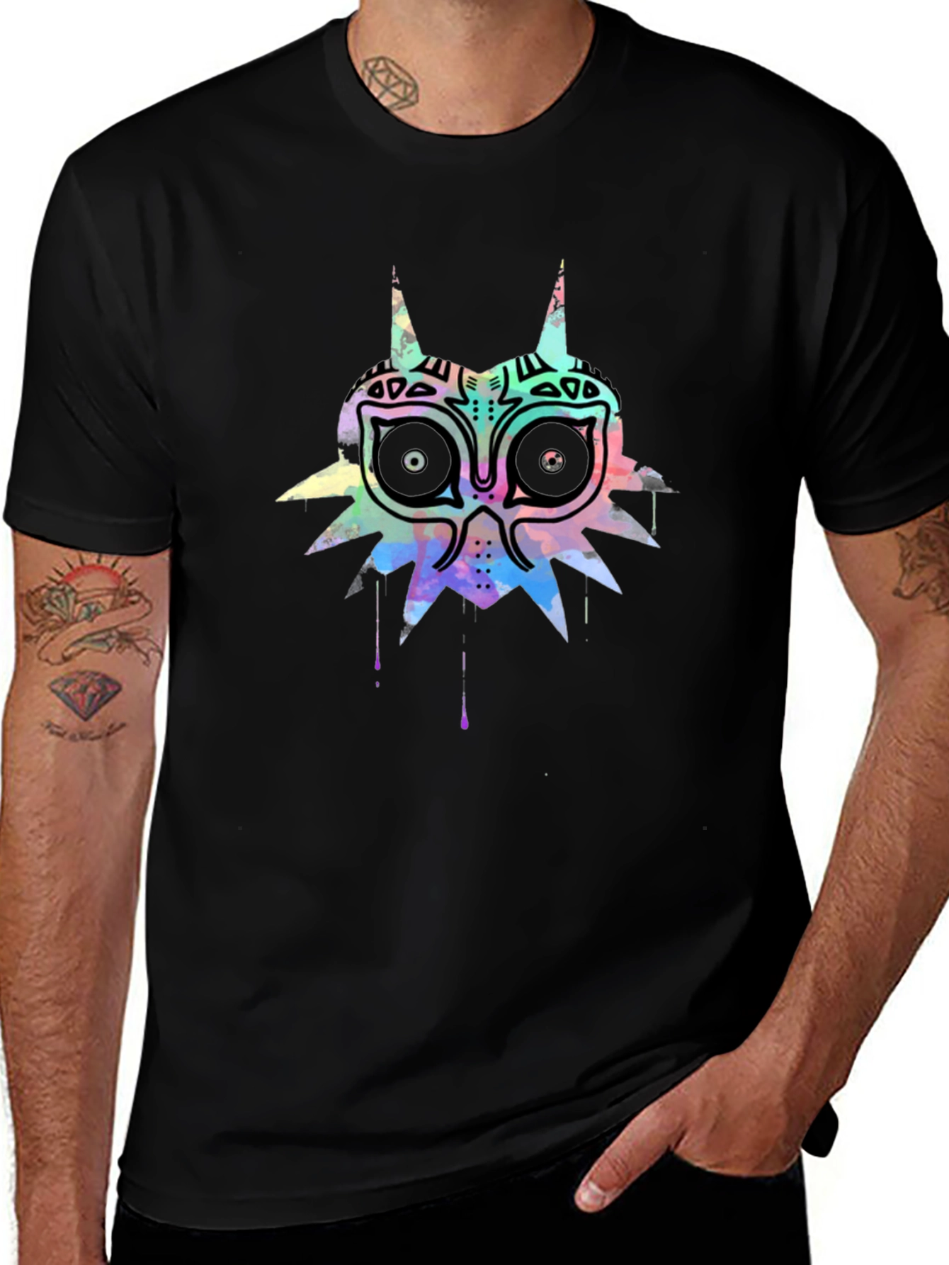 Majora's Mask Tie-Dye Men's T-Shirt