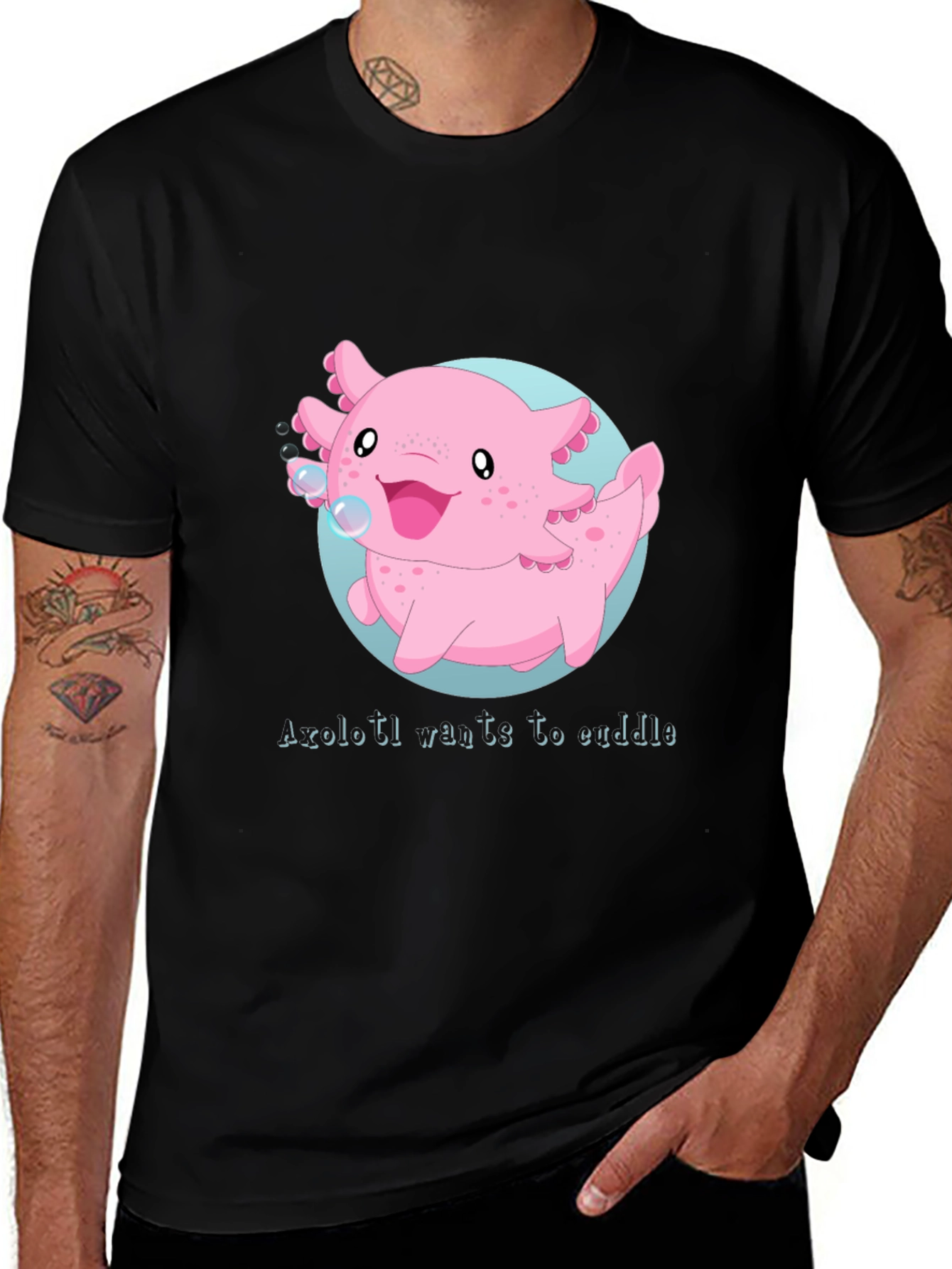 Variant 22 of Axolotl Wants Cuddle T-Shirt