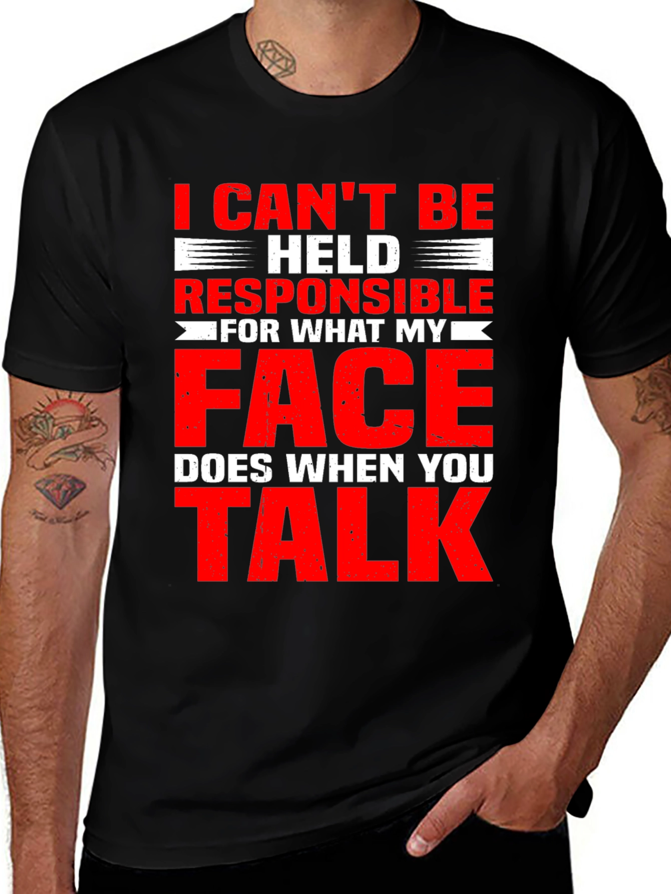 Variant 12 of Funny Graphic Tee - I Can't Be Held Responsible