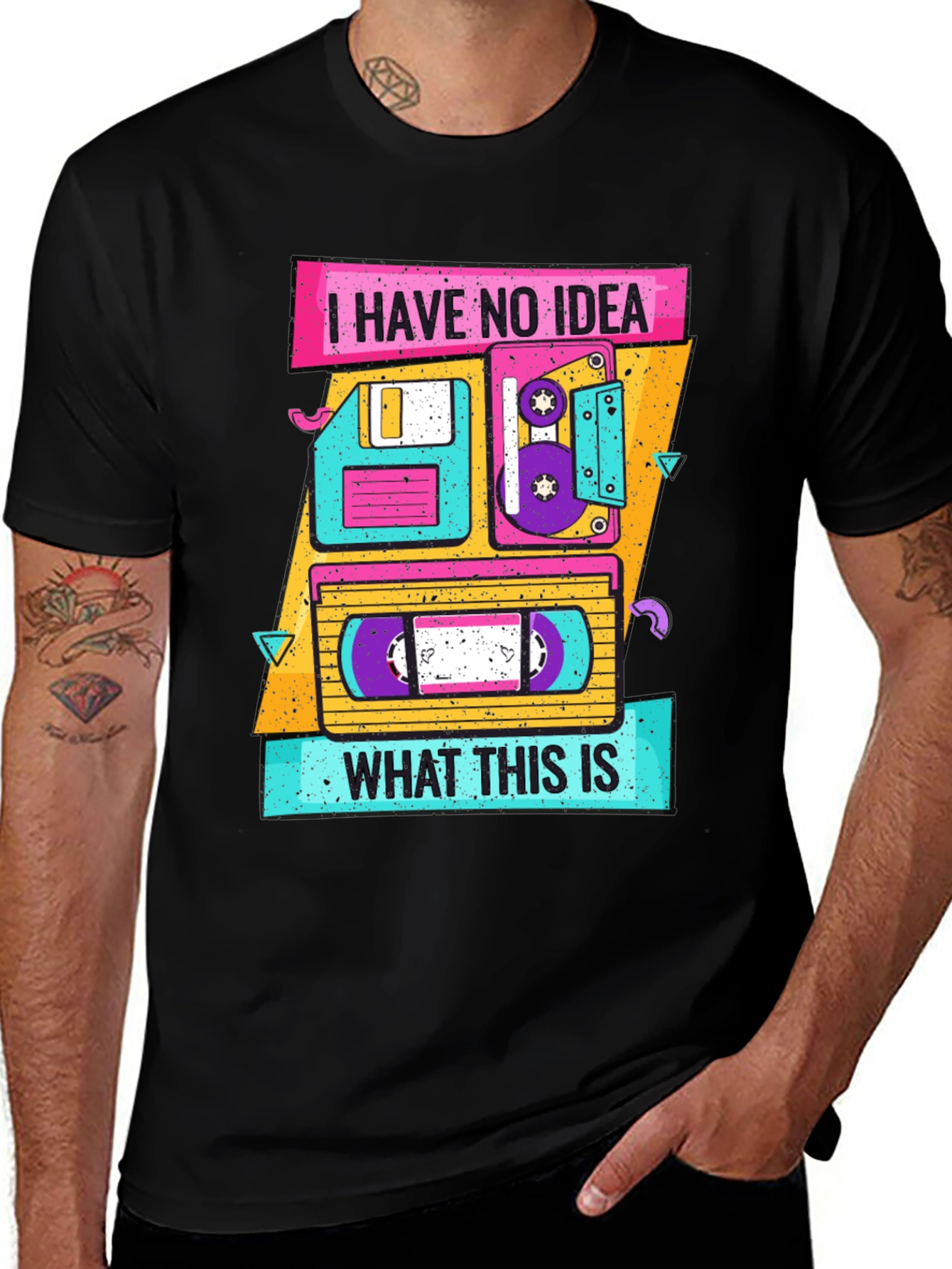 Variant 19 of Retro Throwback T-Shirt: I Have No Idea What This Is