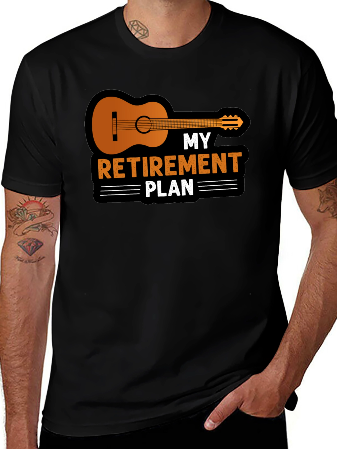 Variant 23 of My Retirement Plan Guitar T-Shirt